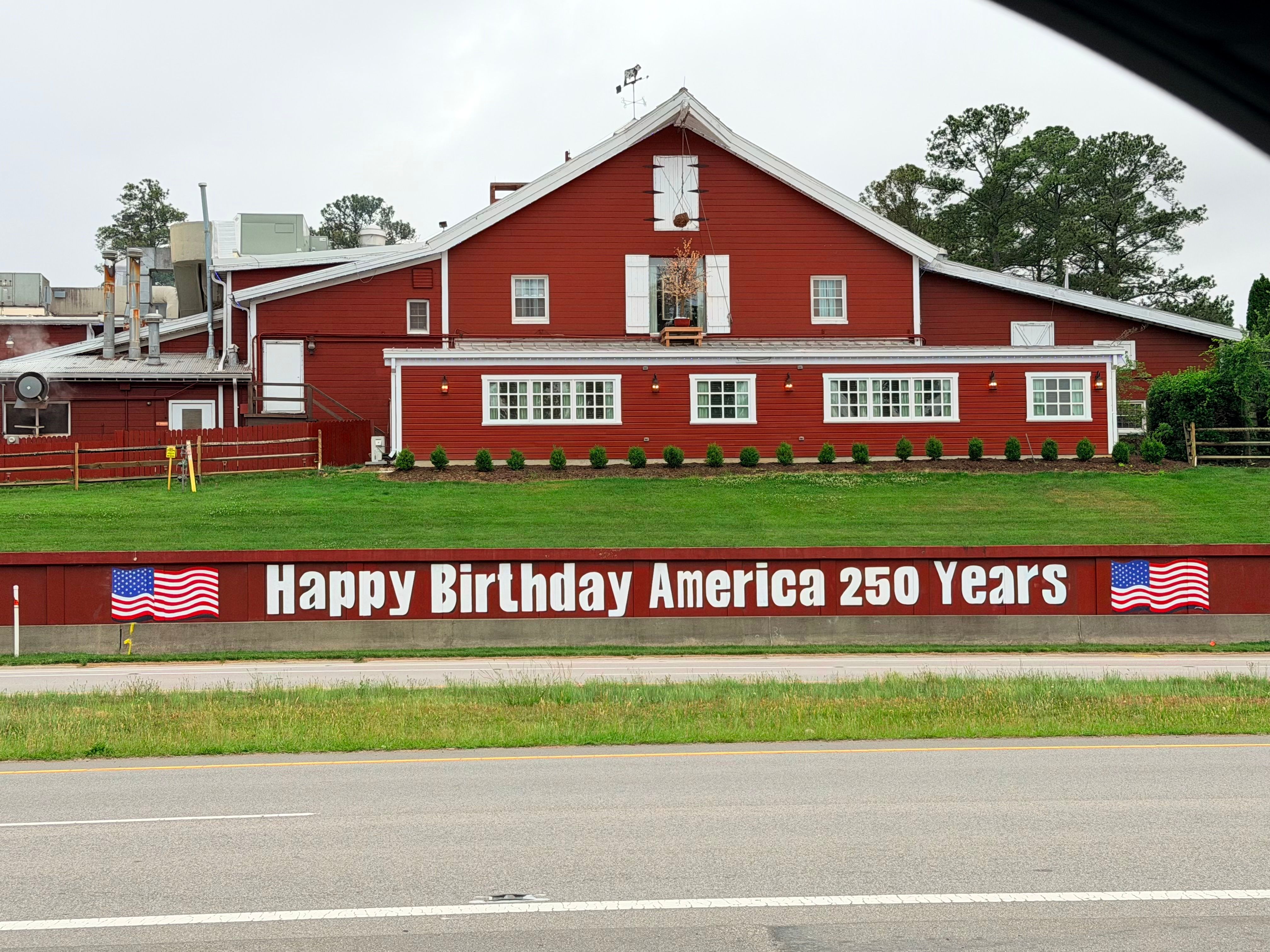 Happy Birthday America — 250 Years Mural