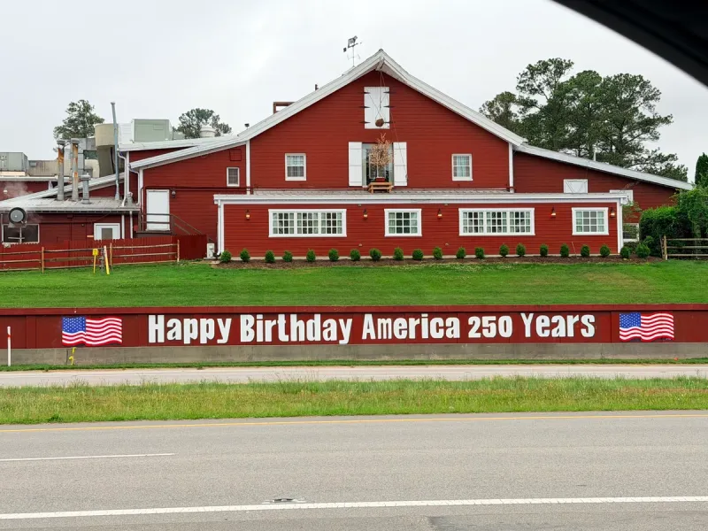 Happy Birthday America — 250 Years Mural