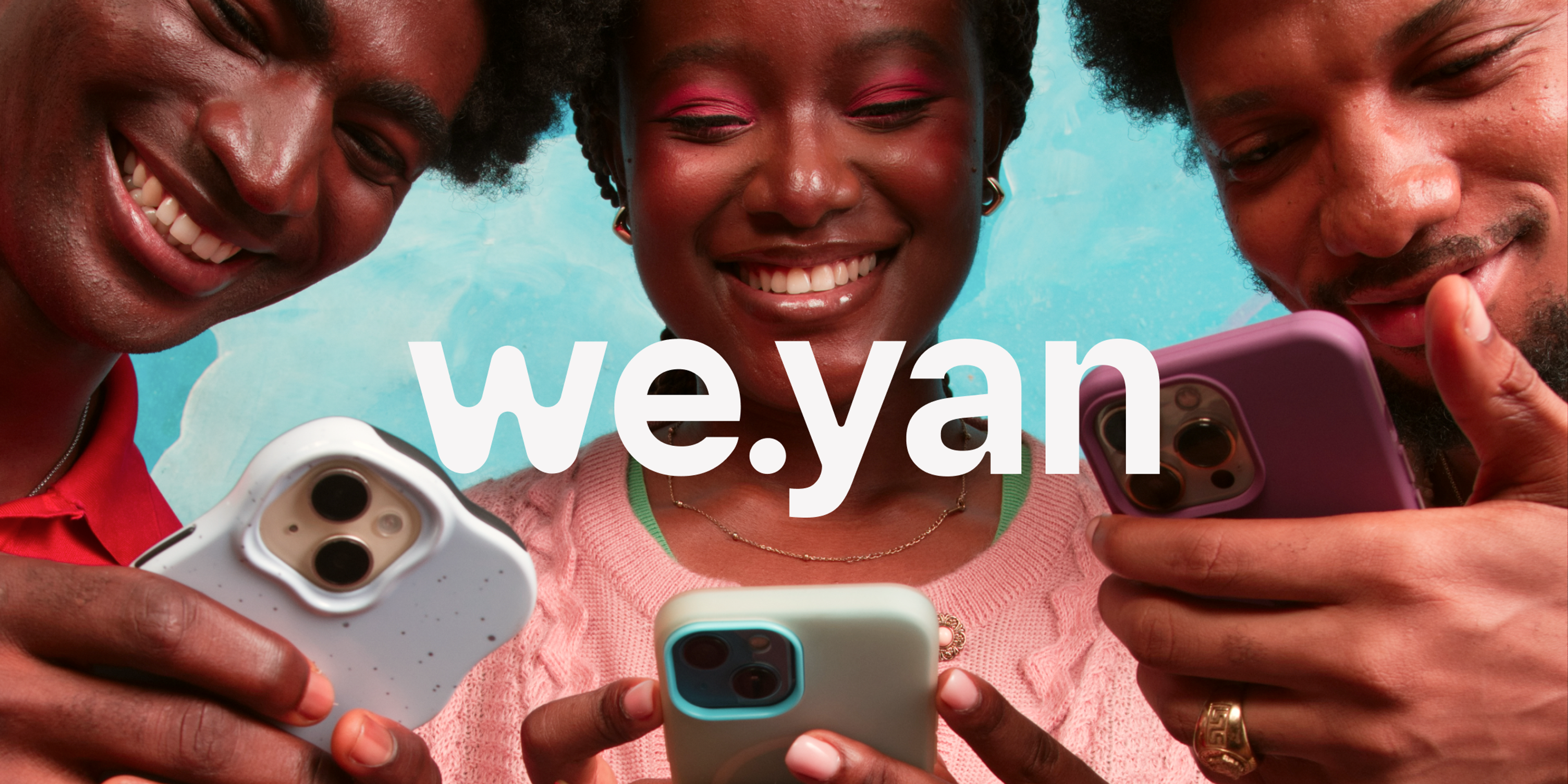Young people transacting the we.yan app
