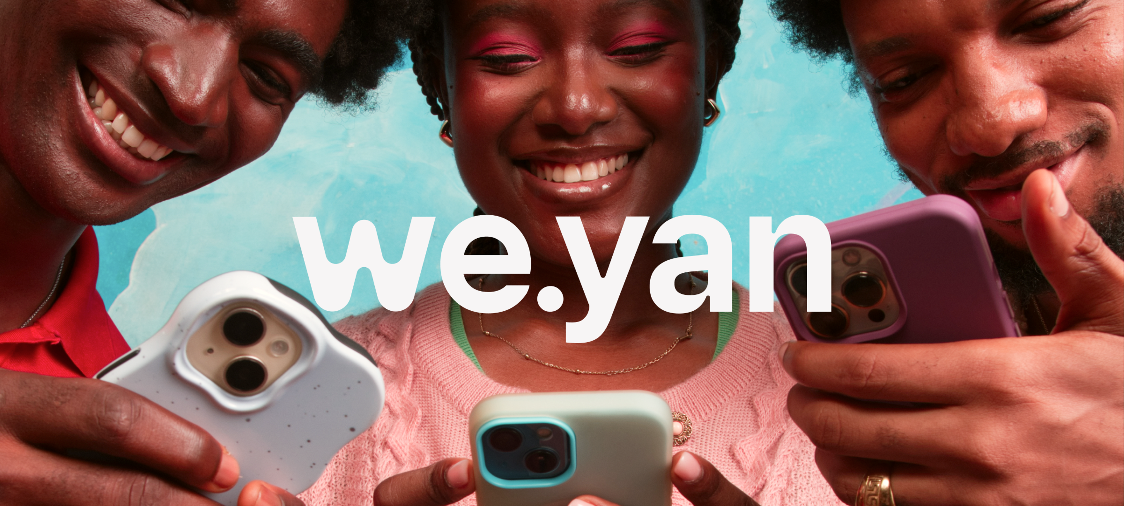 Young people transacting the we.yan app