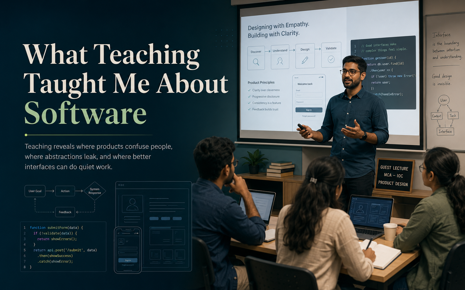 What Teaching Taught Me About Software