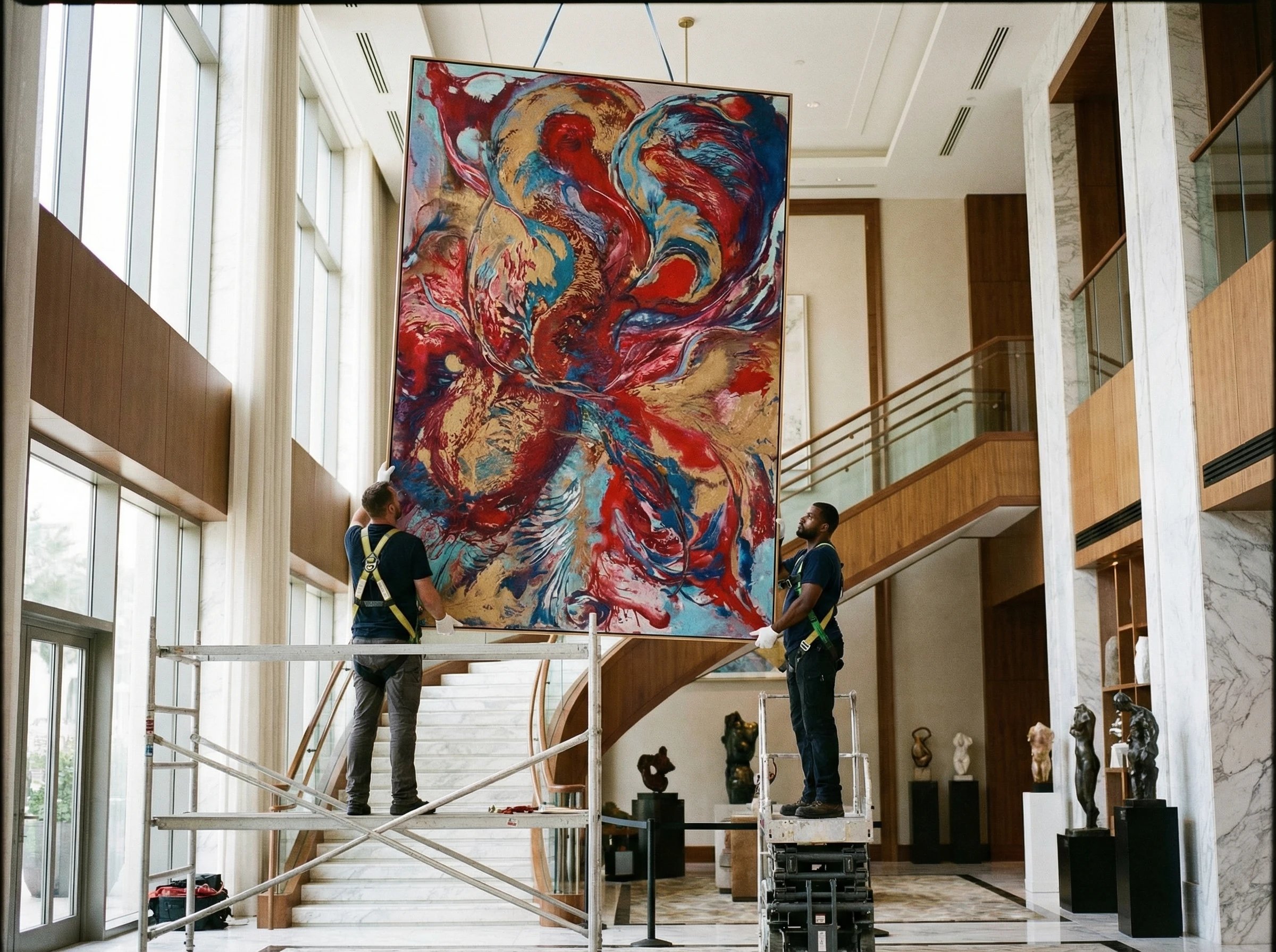 Grootschalig kunstproject