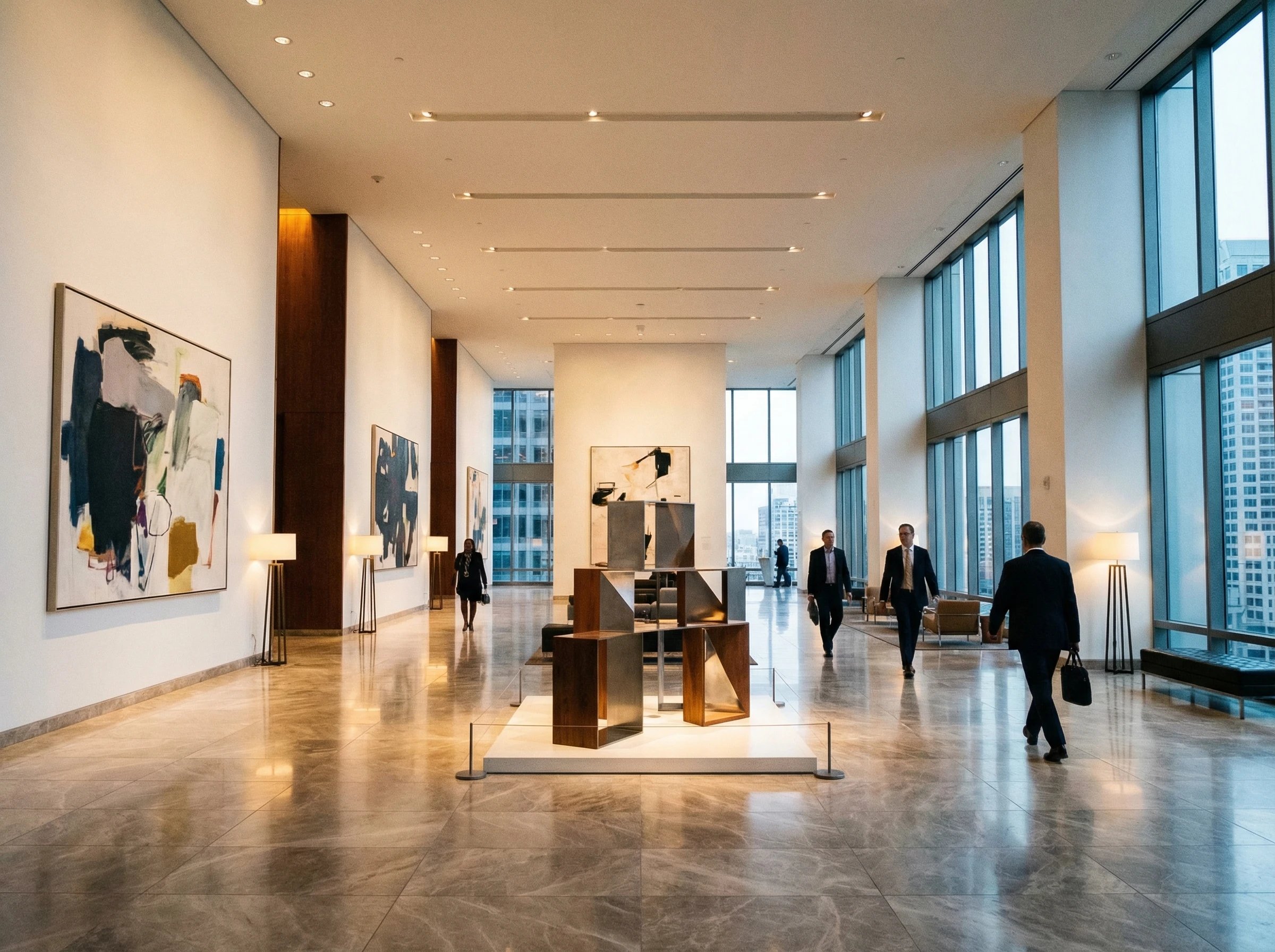 Zakelijke galerij hal