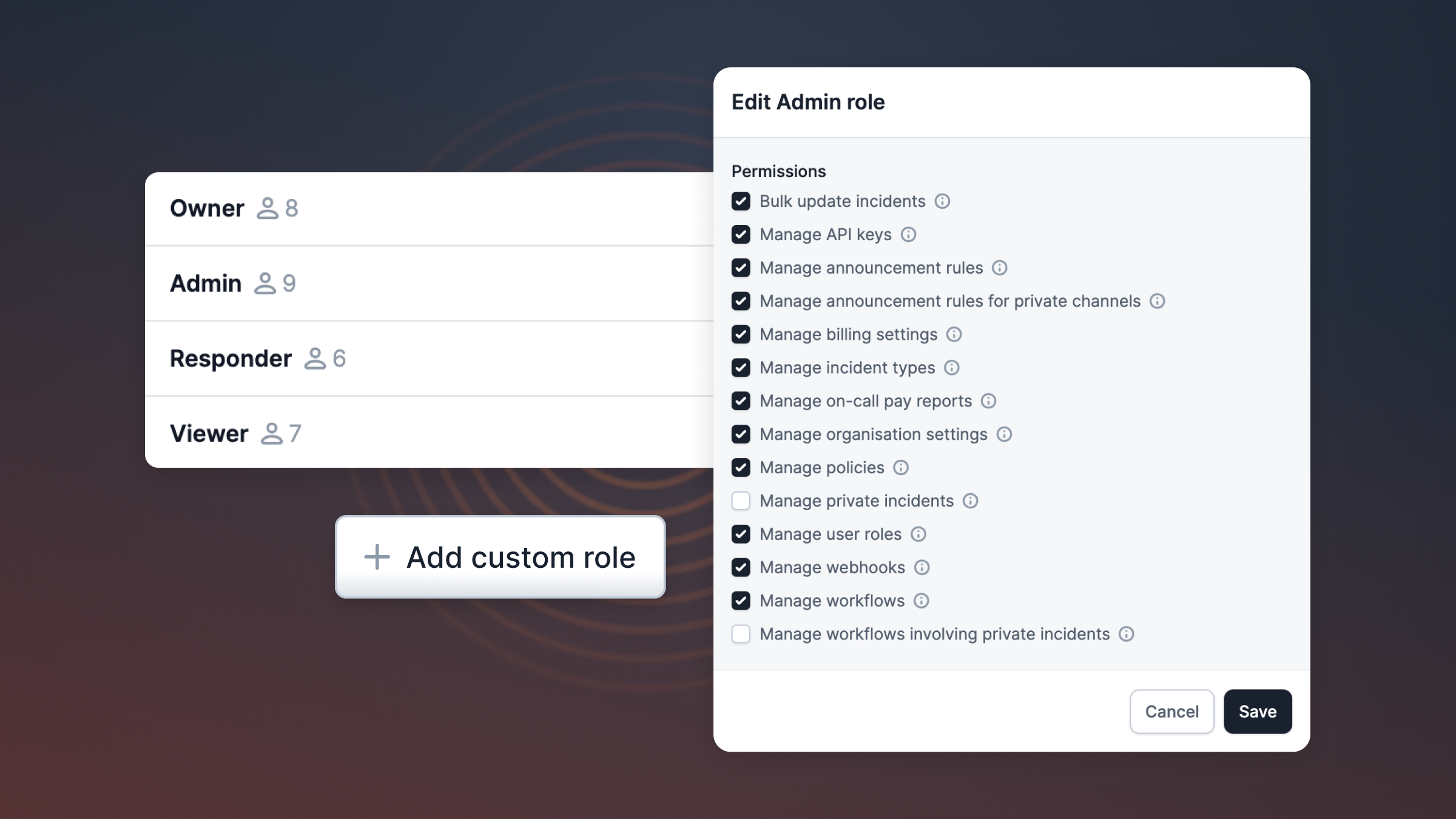 Configure user permissions