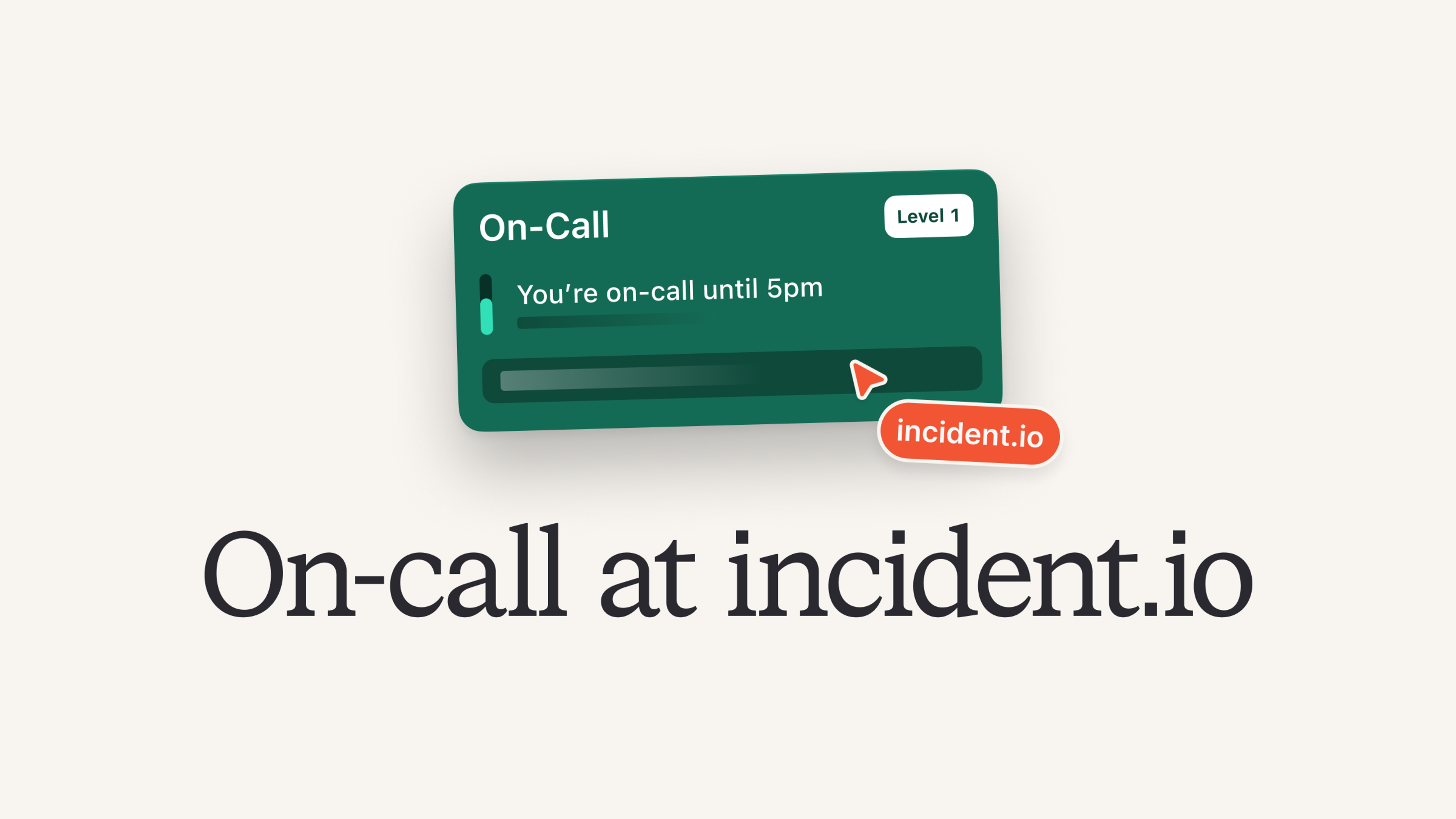 Being on-call at incident.io