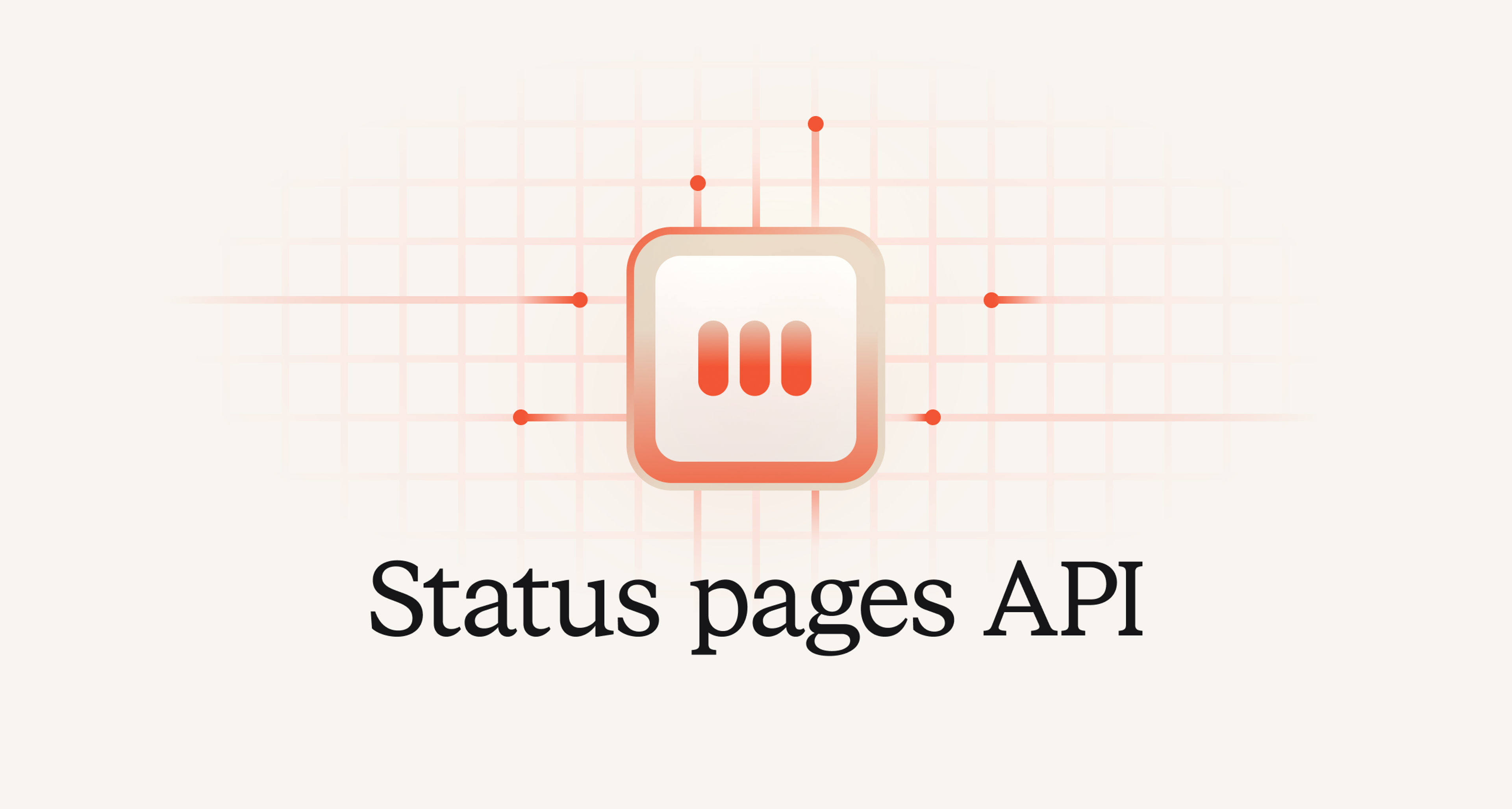 Status pages API