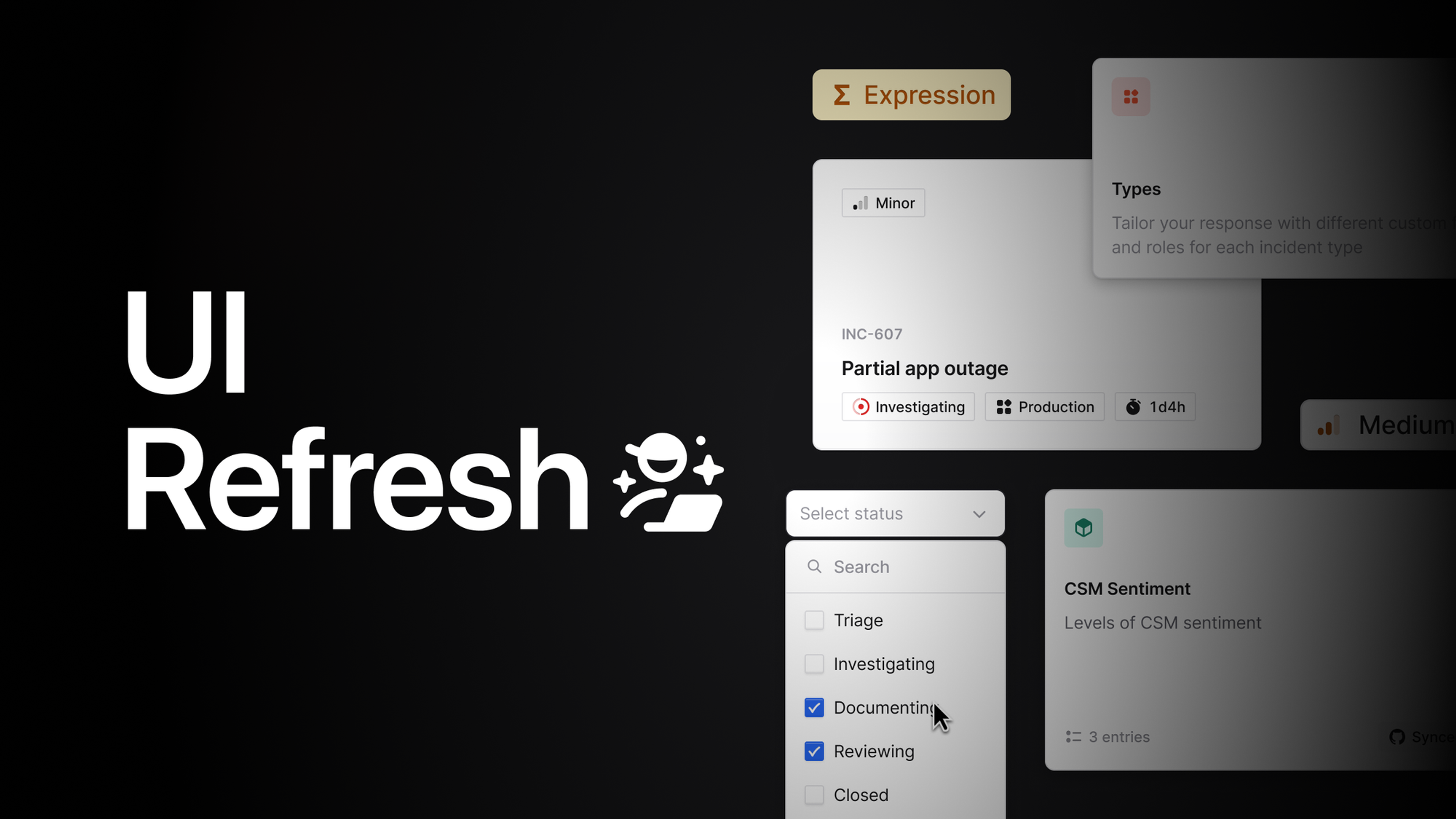 UI refresh: New design and enhanced user experience