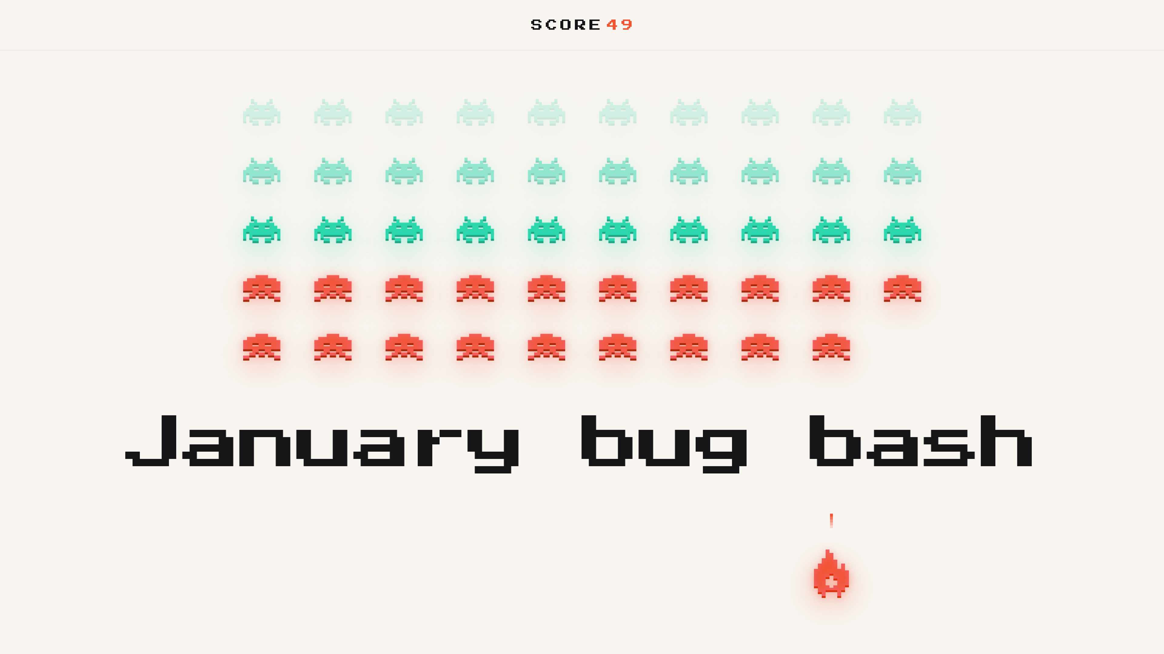 January bug bash
