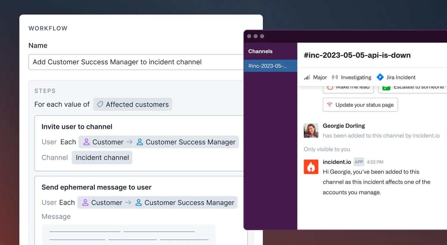 How our product team use Catalog incident.io