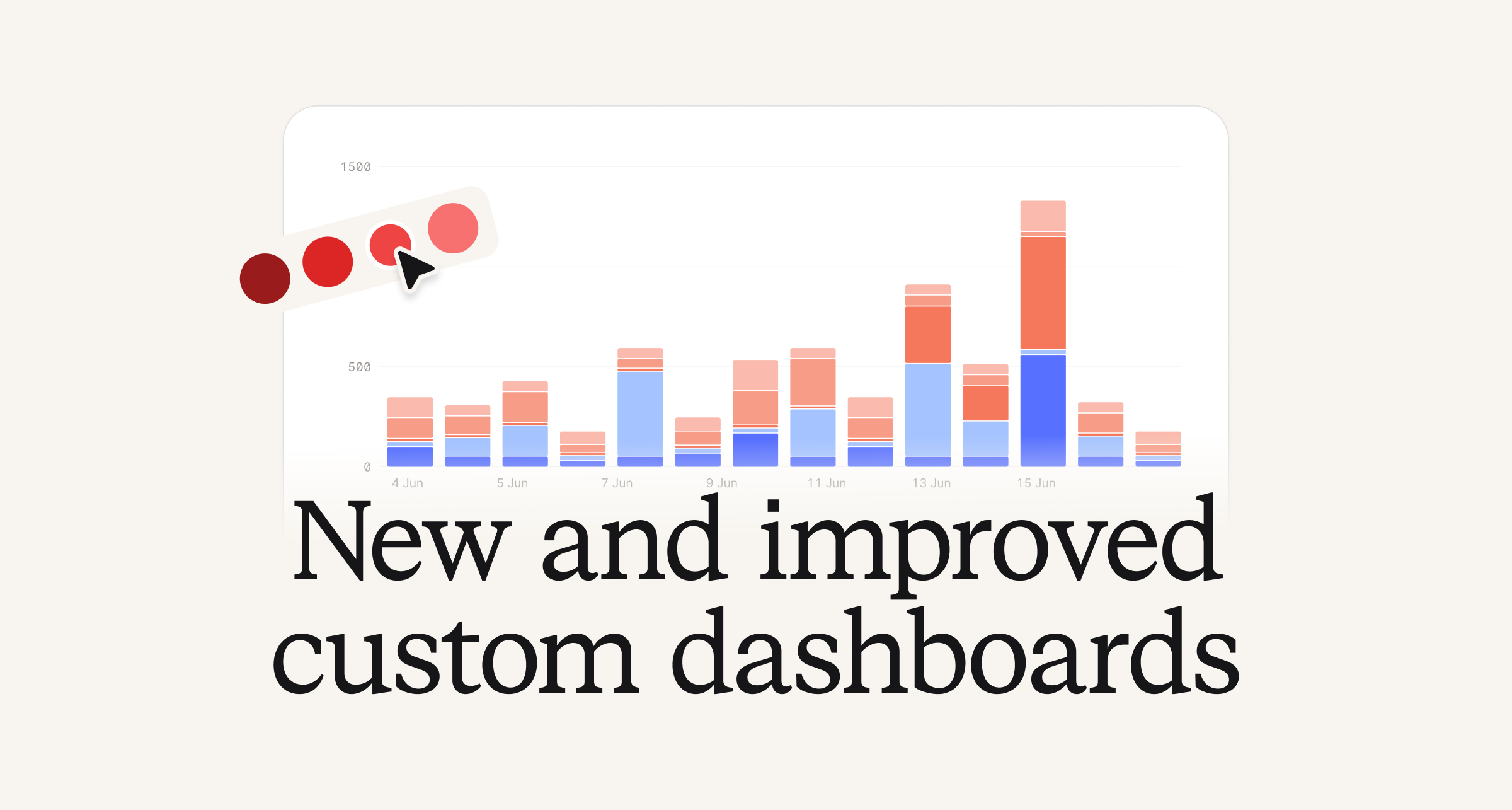 New and improved custom dashboards