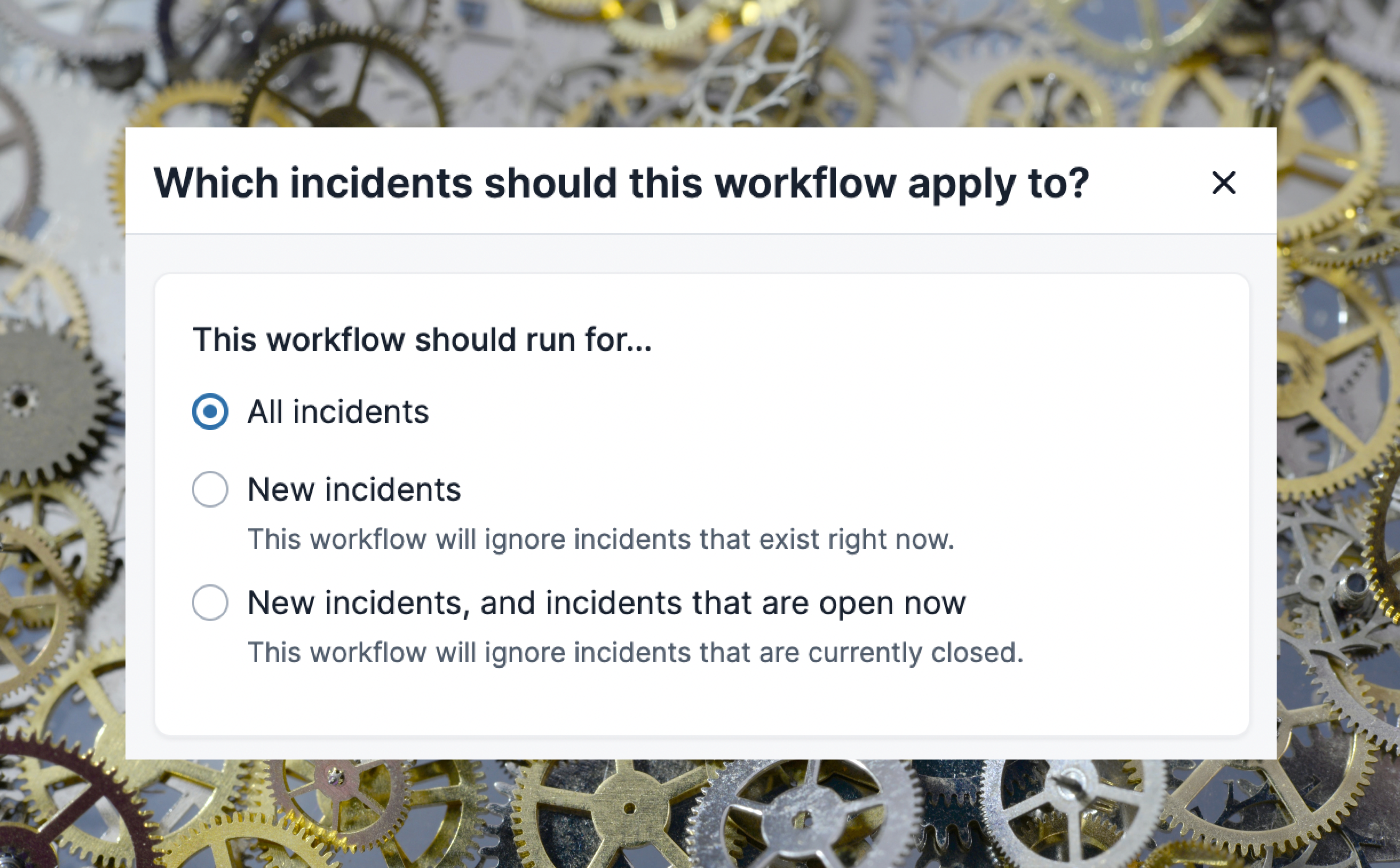 Workflows that cover all the bases