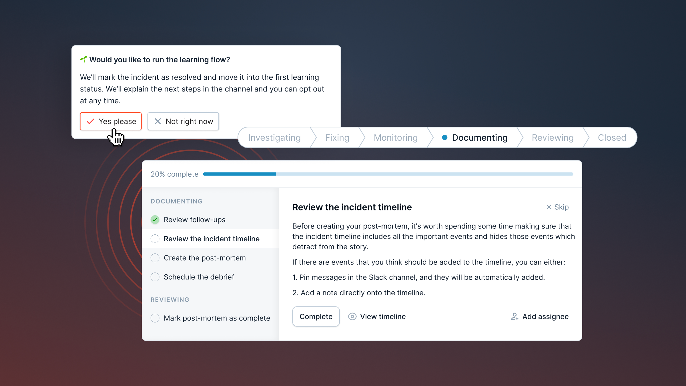 Learning flow