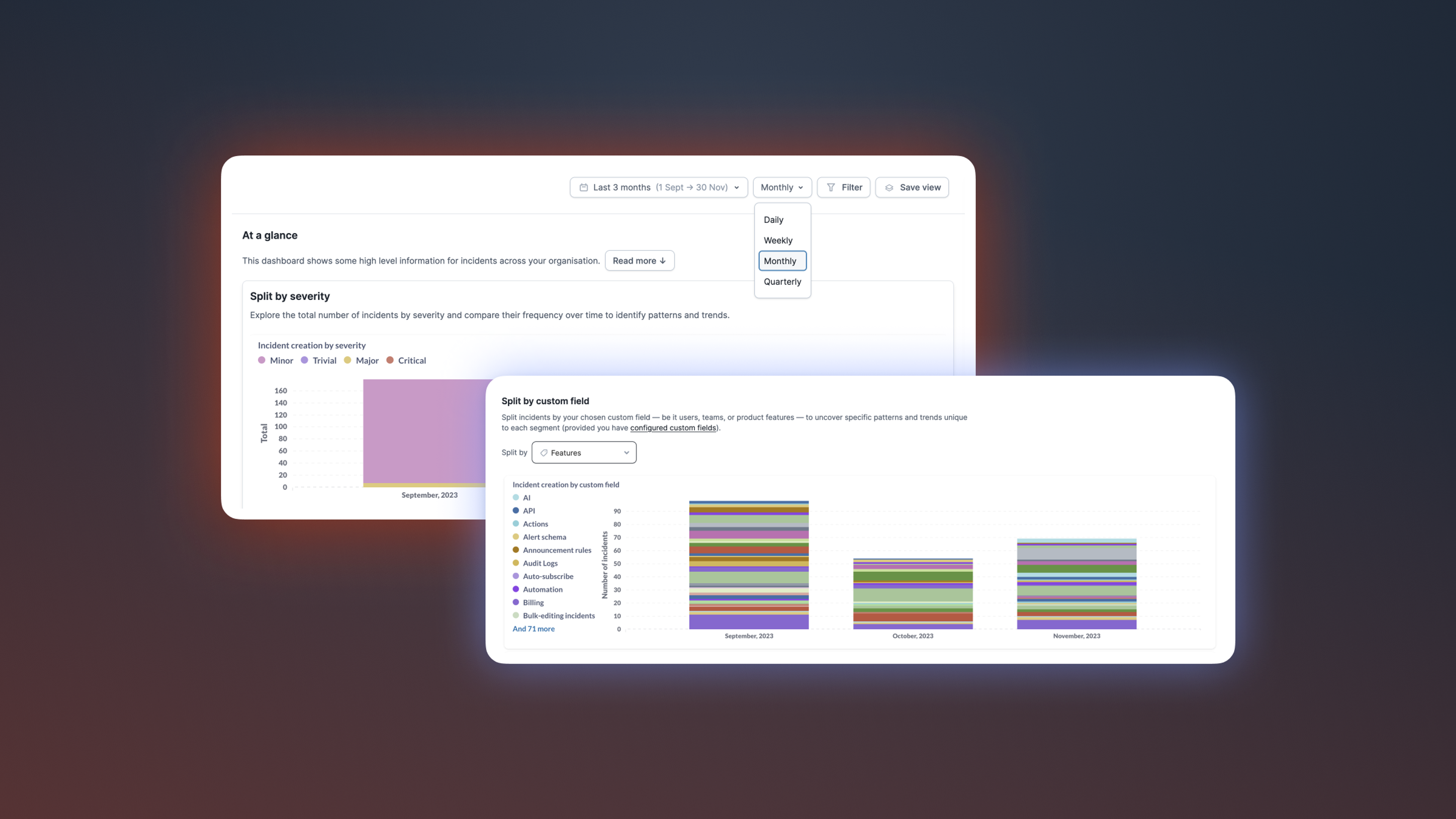 Insights usability improvements