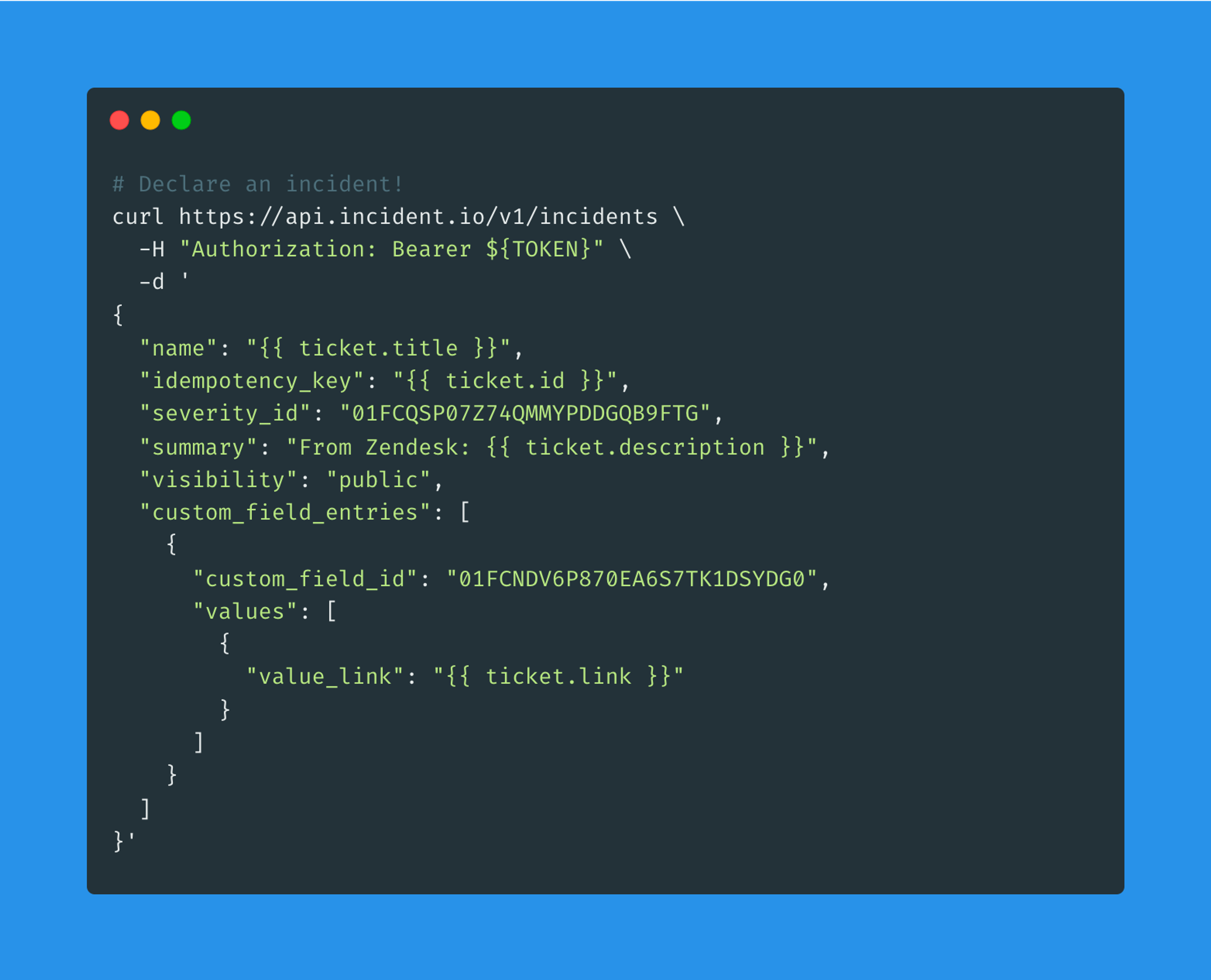 Build custom integrations with our API