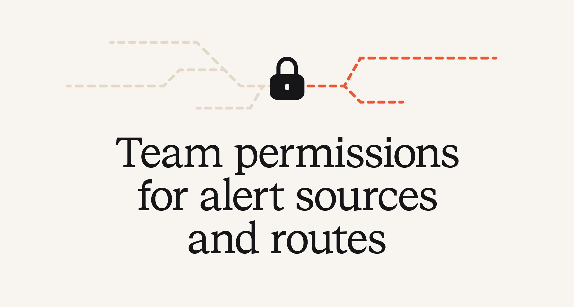 Team permissions for alert sources and routes