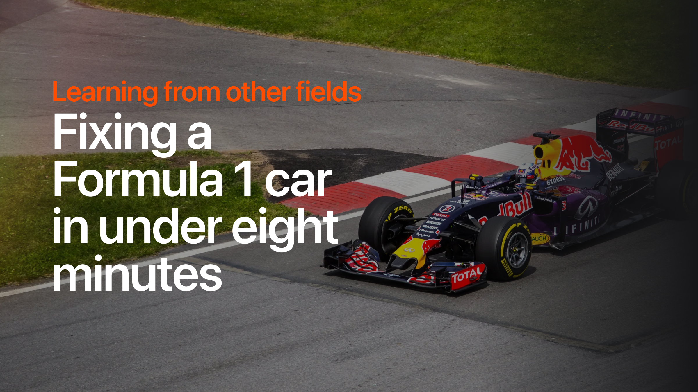 Fixing a Formula 1 car in under eight minutes