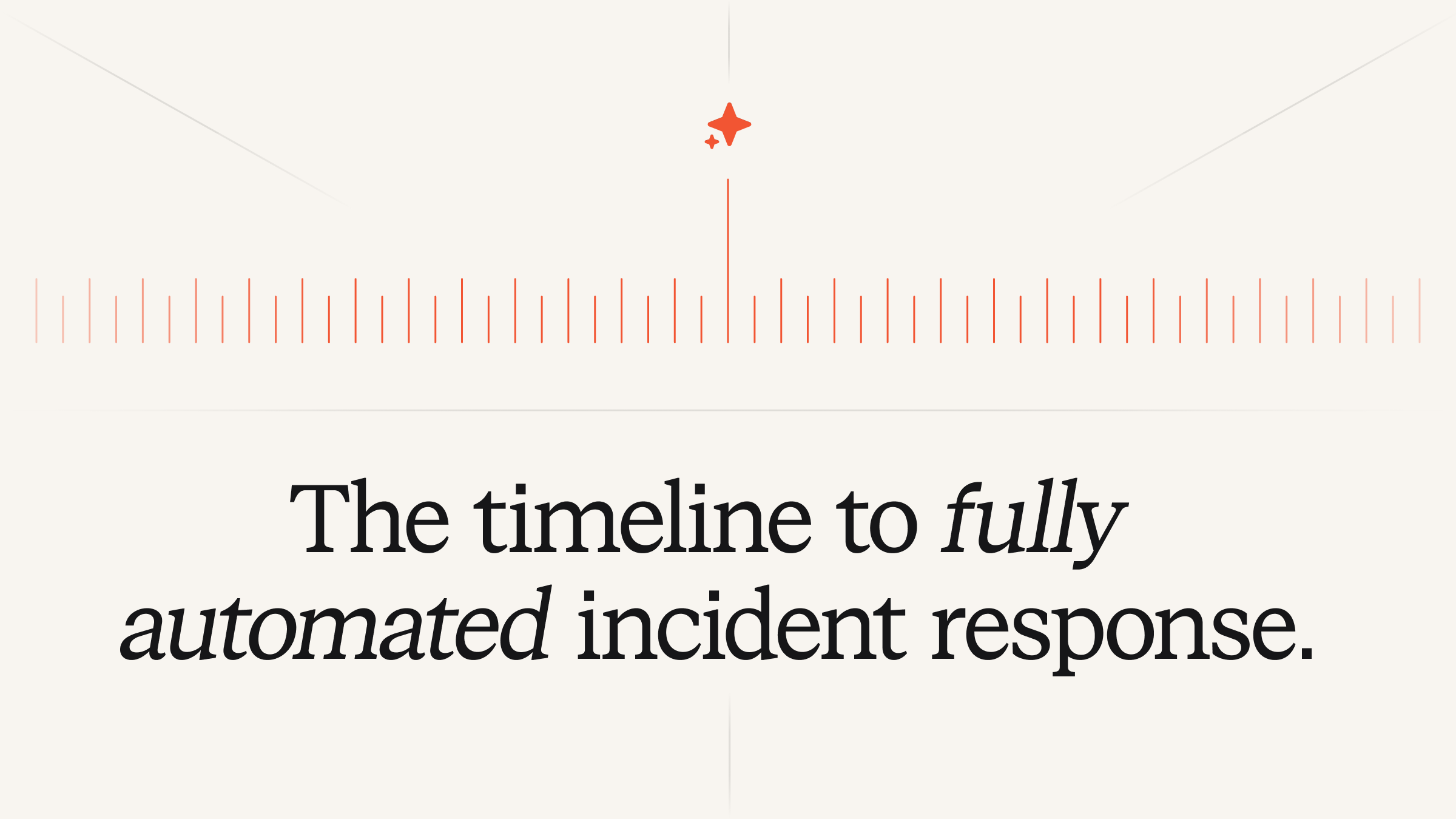 The timeline to fully automated incident response