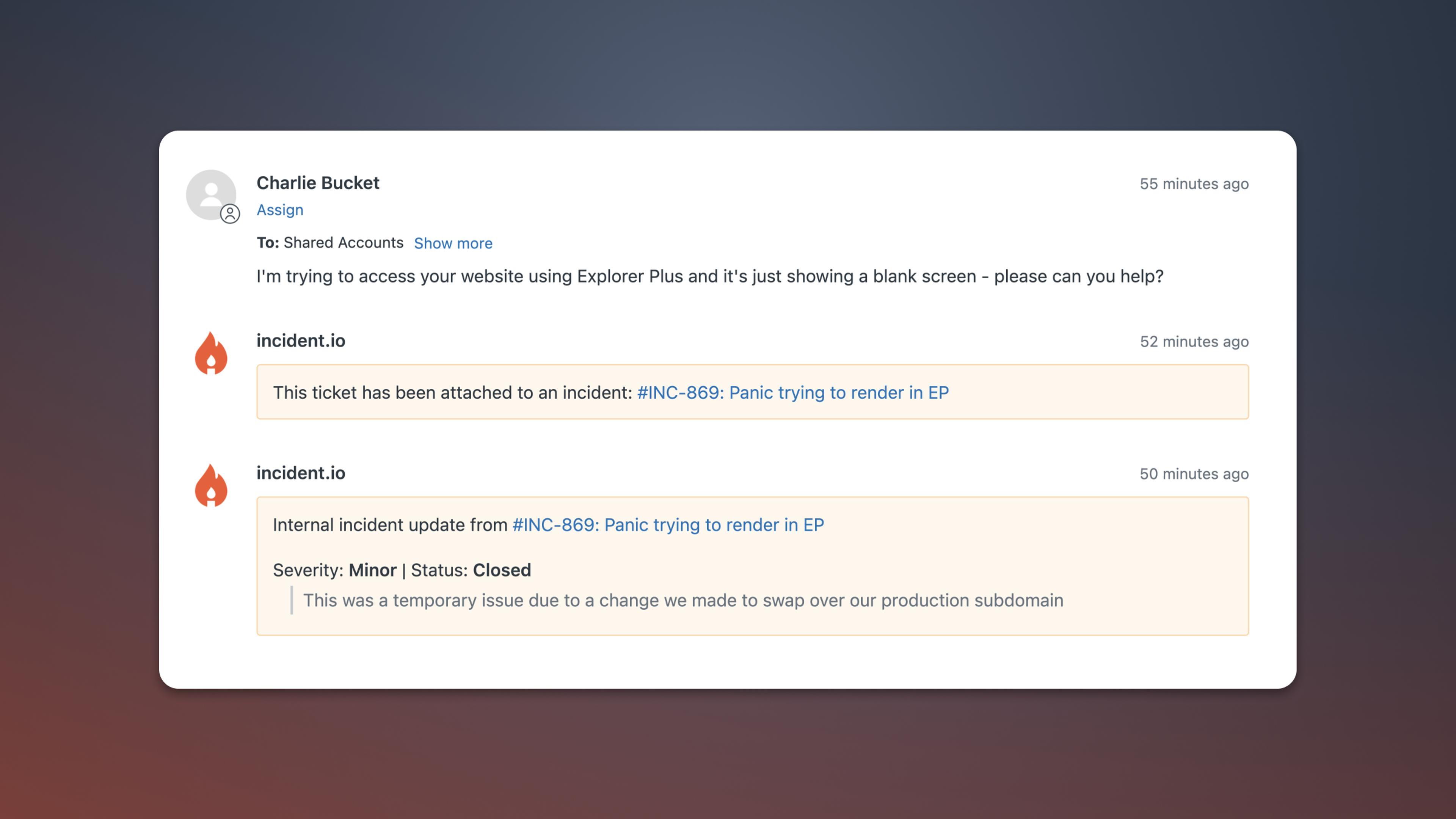 Zendesk integration