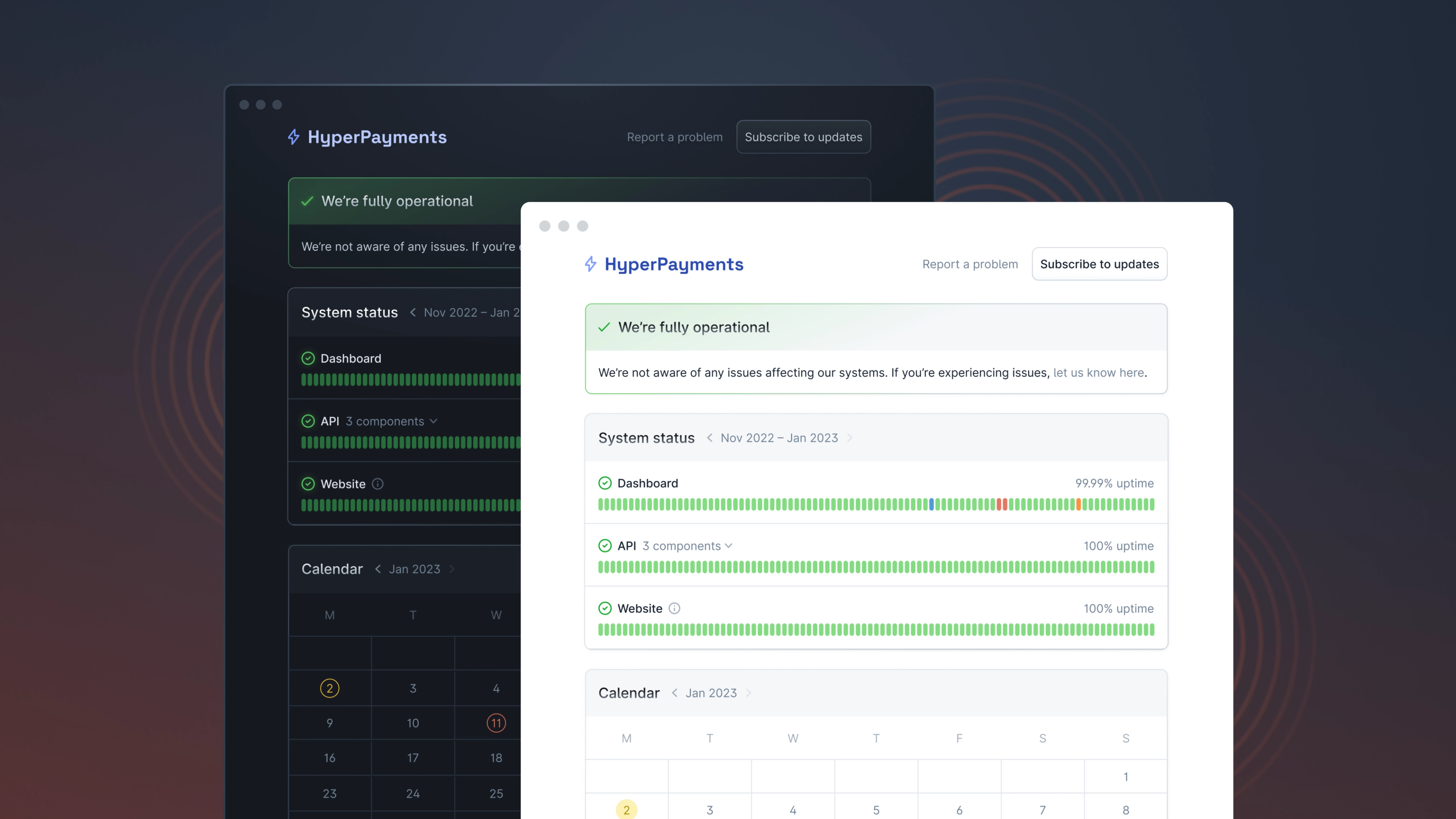 Status Pages