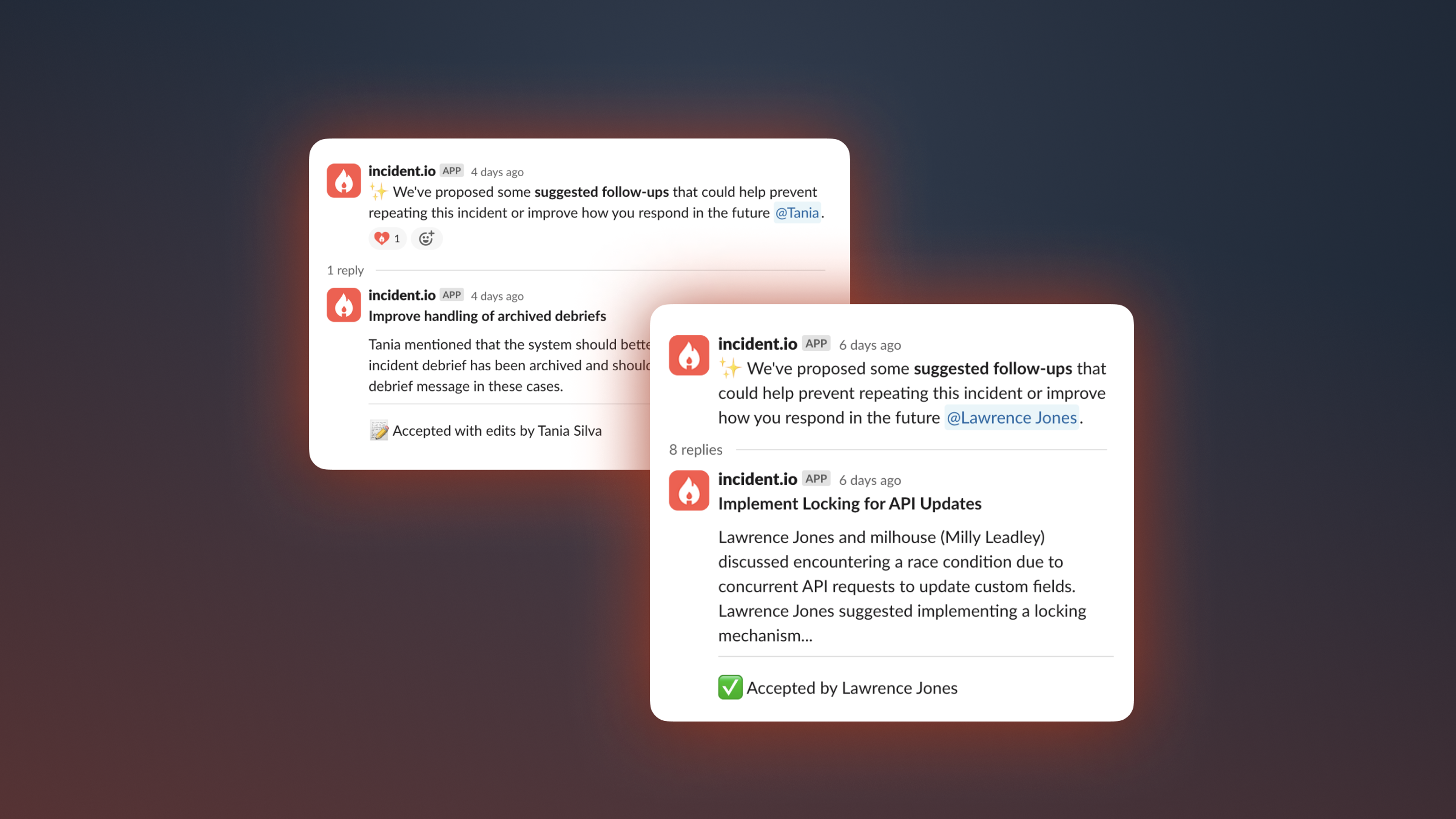 Suggested follow-ups 