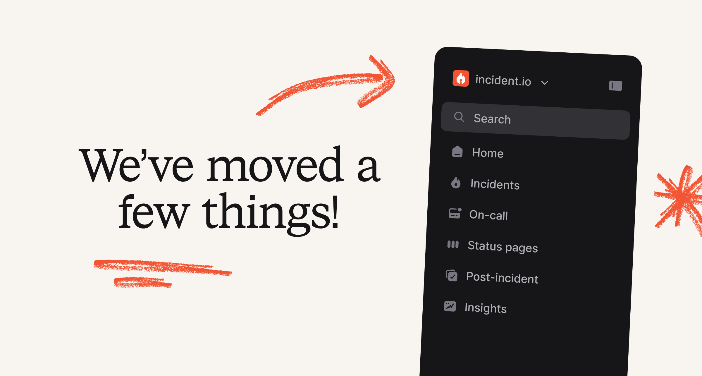 We've moved a few things!