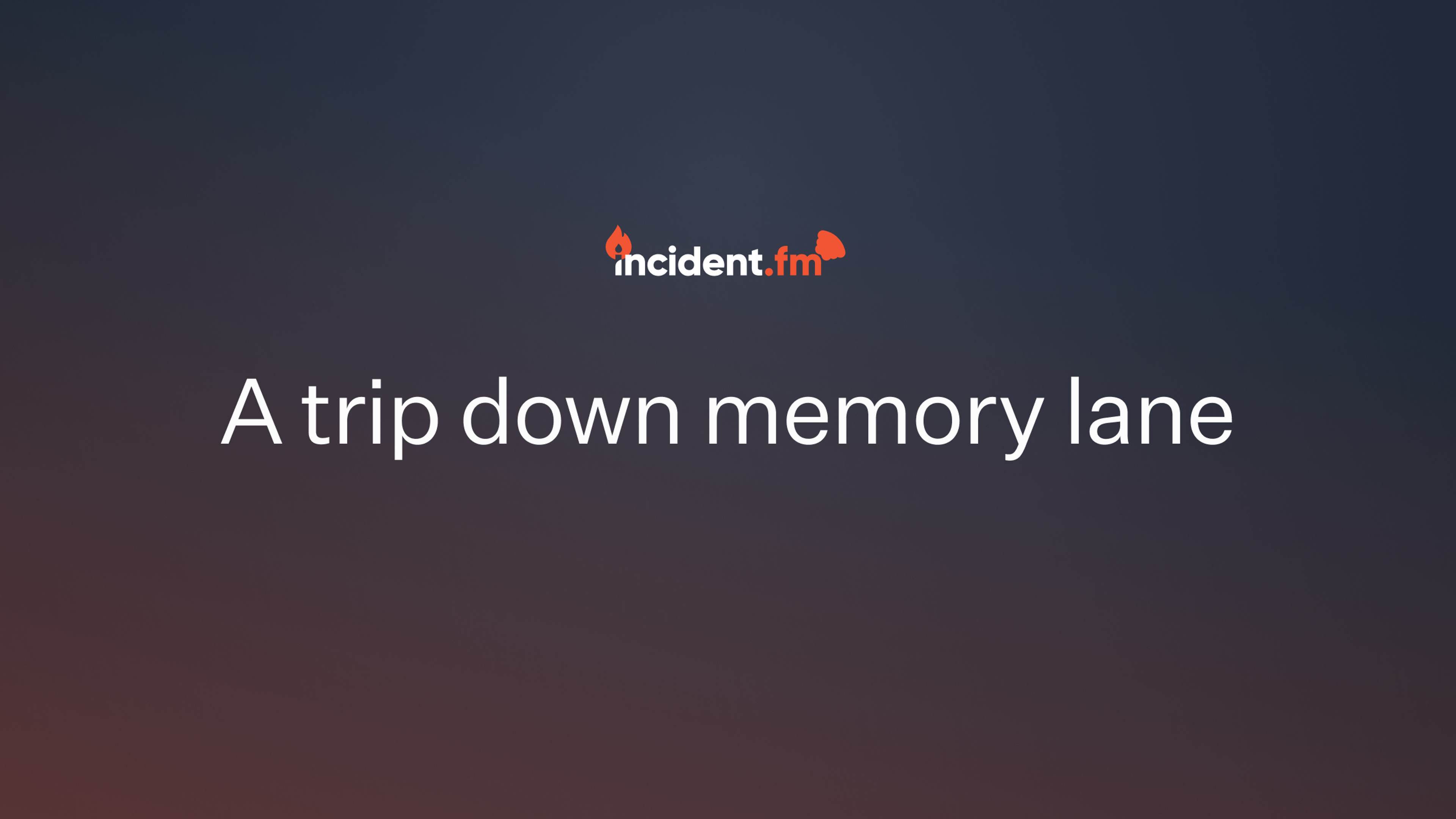 The founder's story: a trip down memory lane
