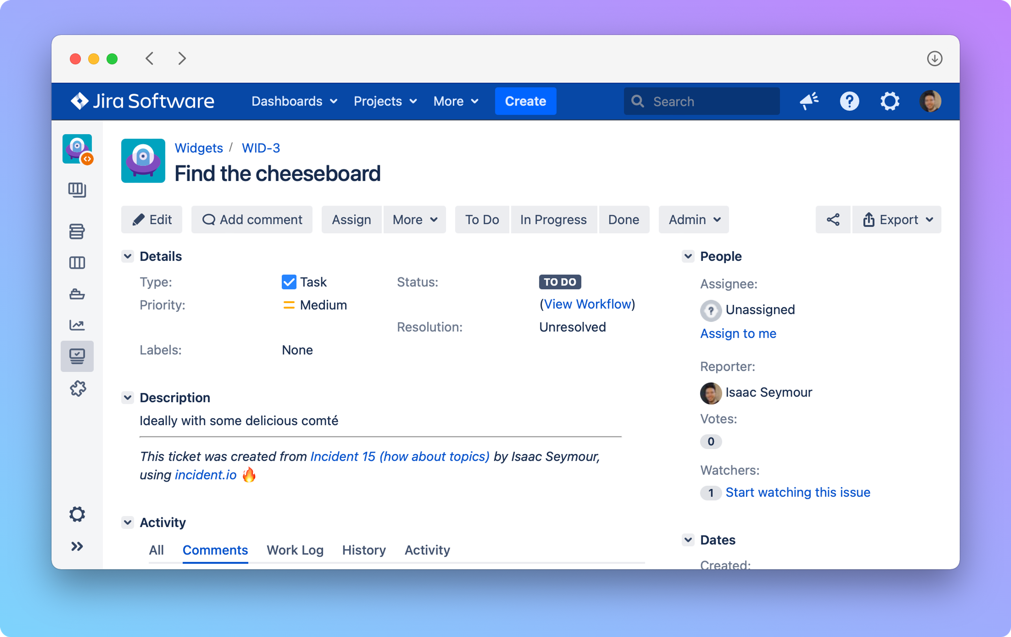 Connect to Jira Server