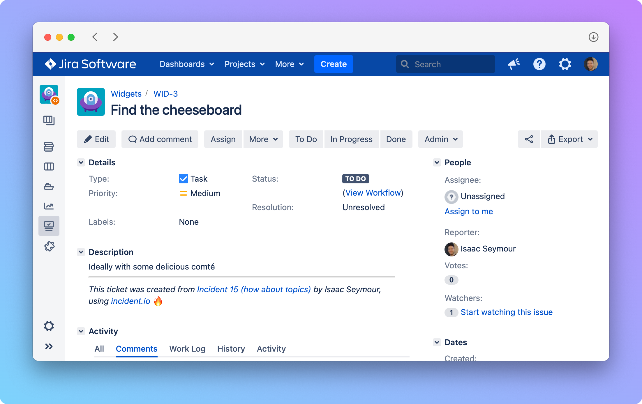 Connect to Jira Server