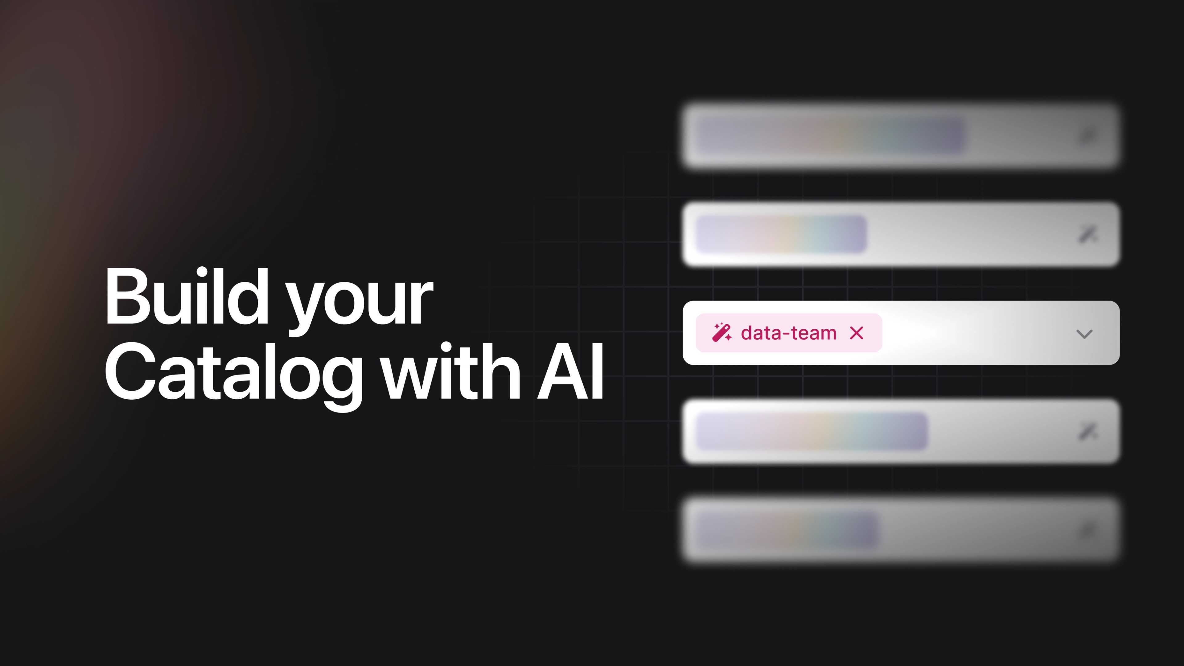 Build your Catalog quickly with AI