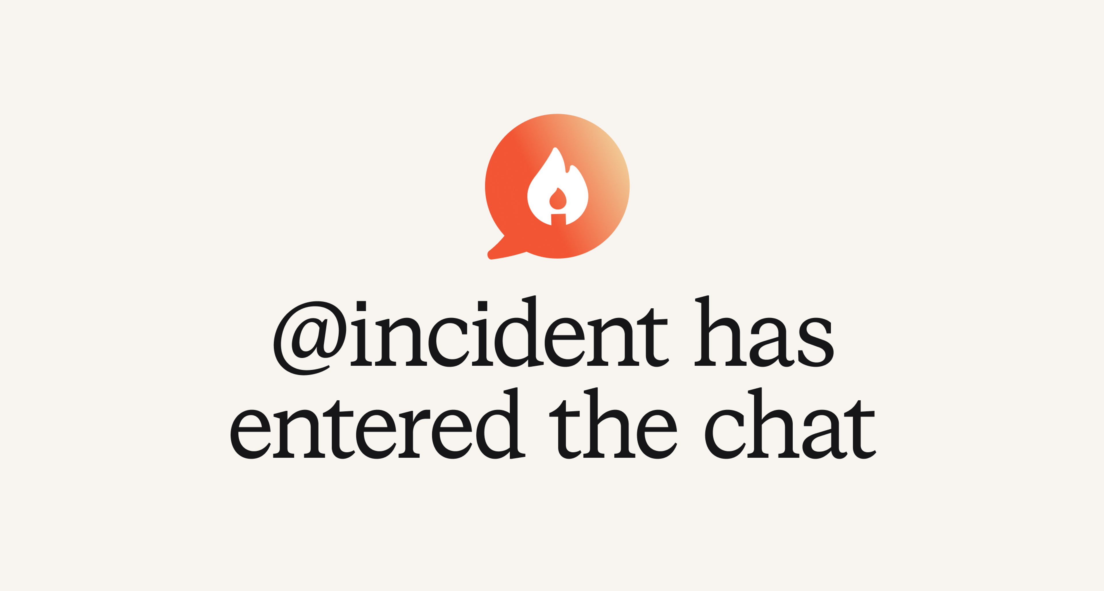 @incident