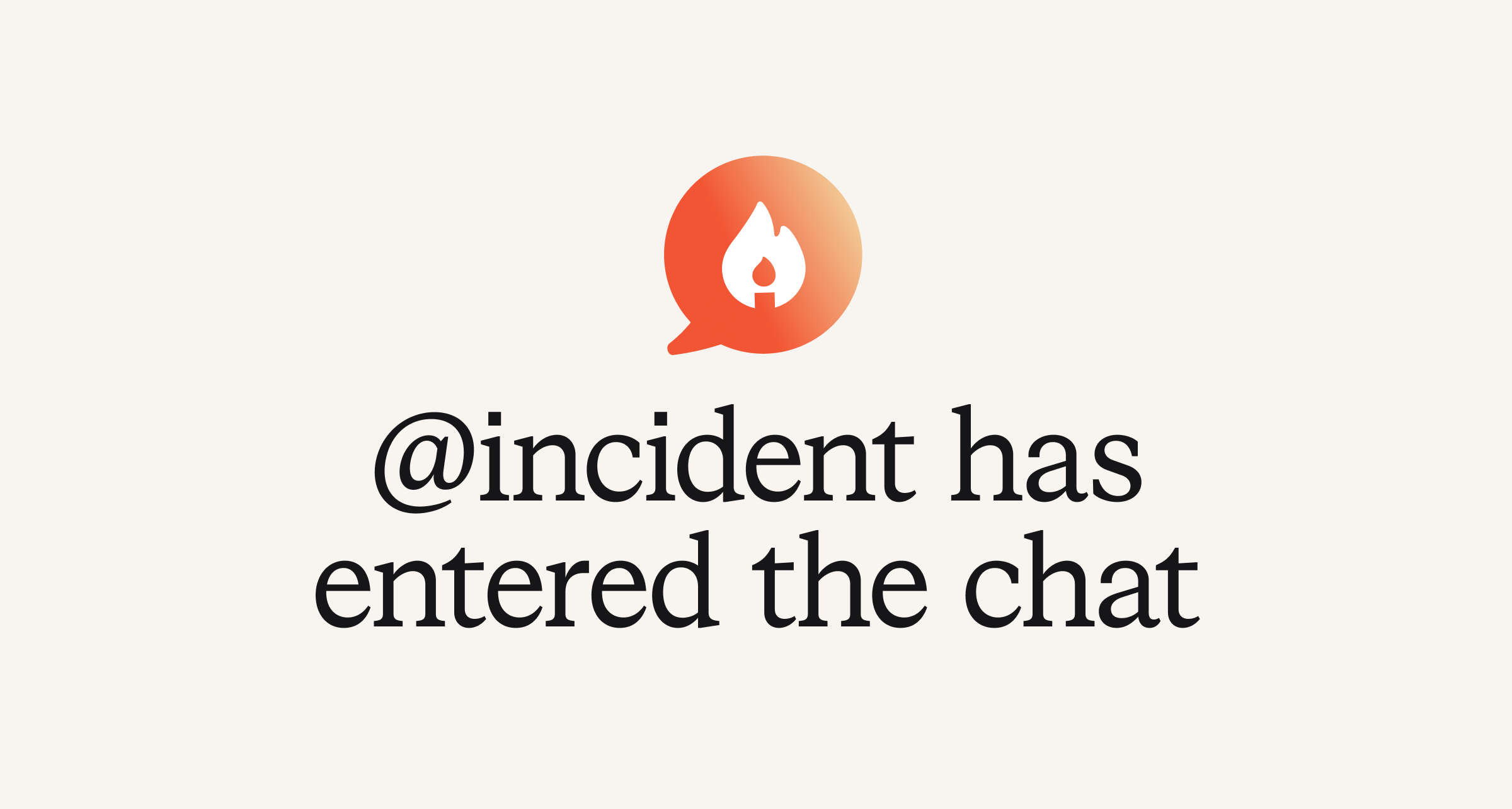@incident