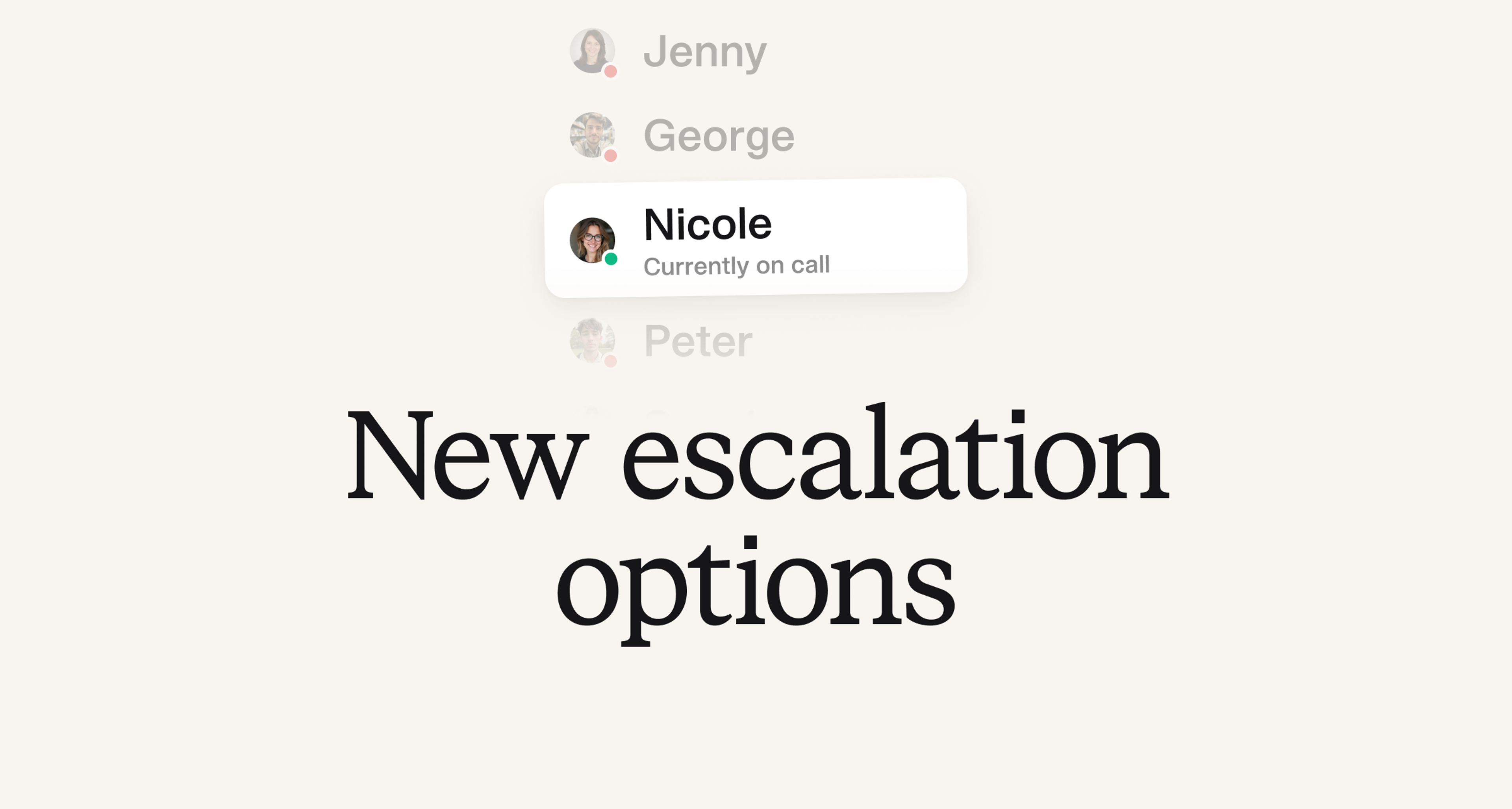 New escalation options