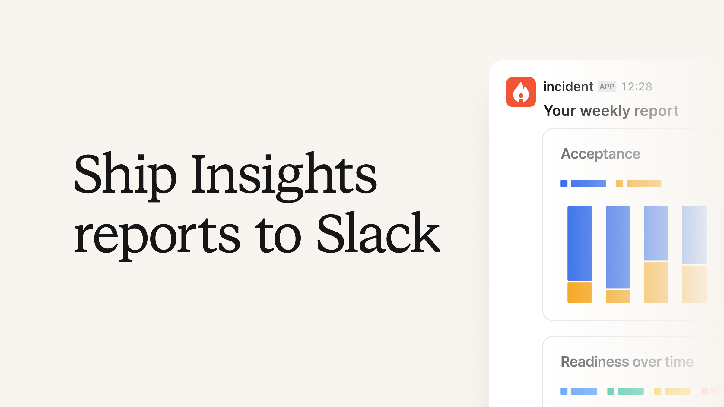 Ship Insights reports to Slack