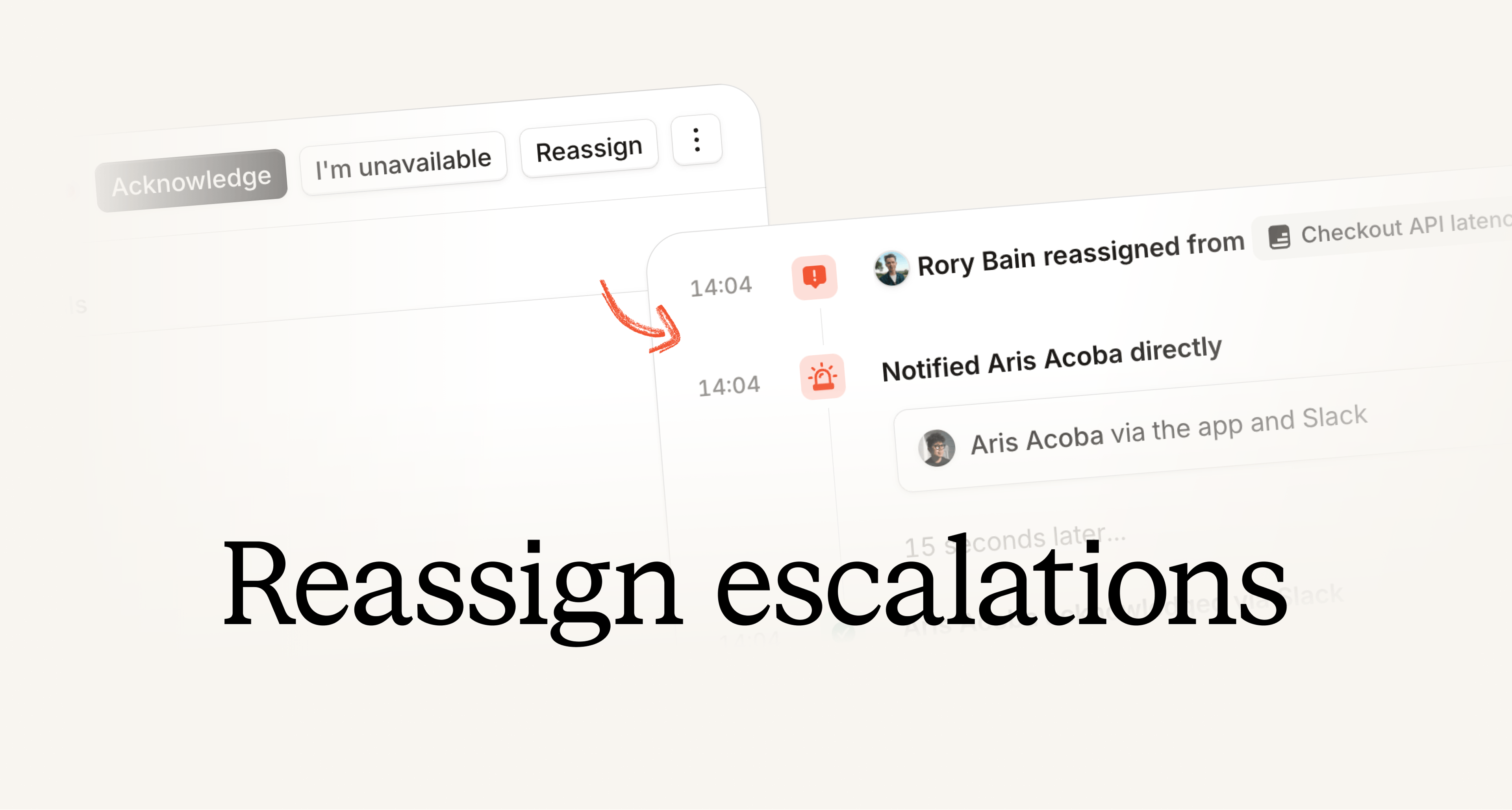 Reassign escalations
