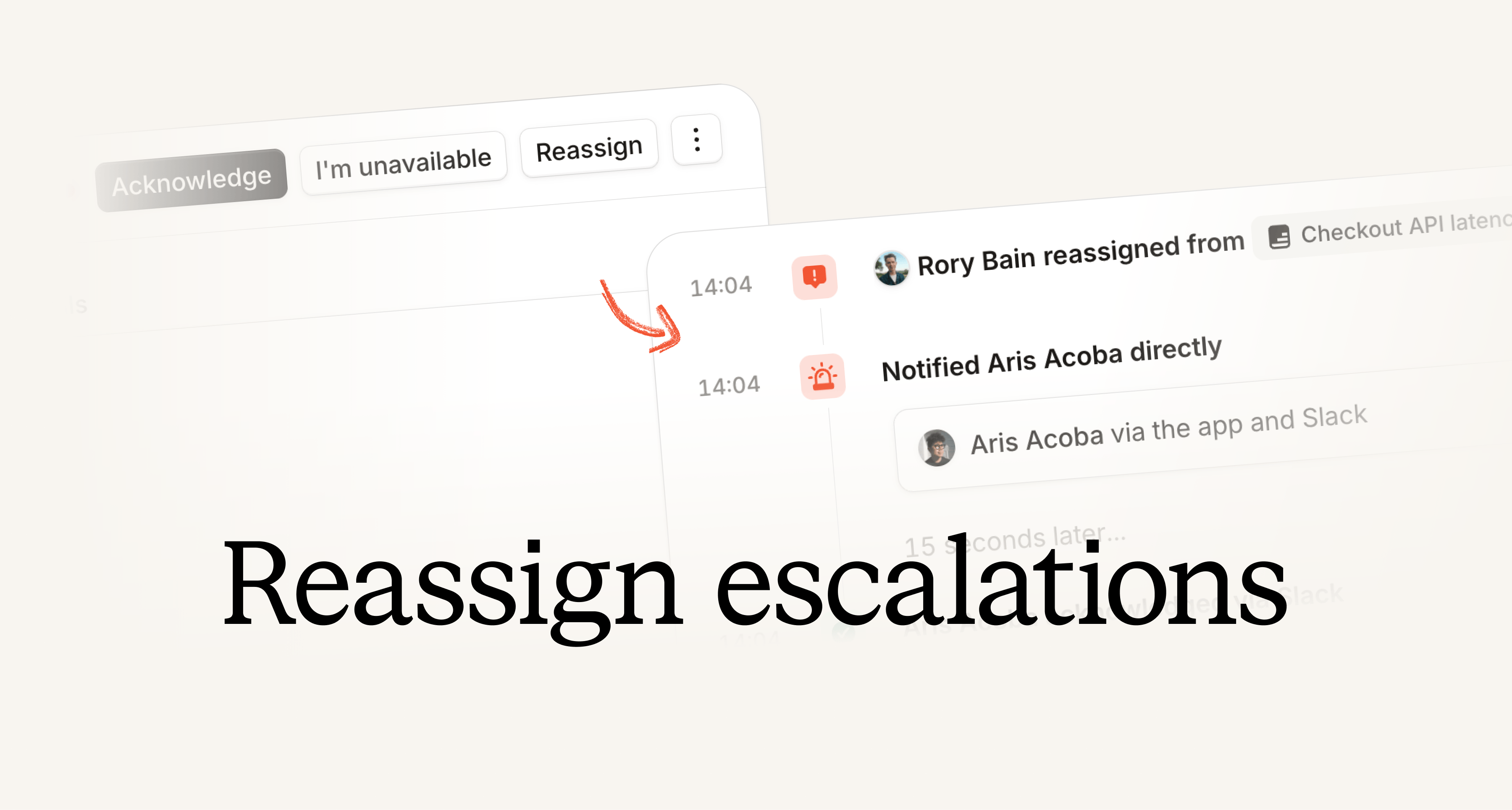 Reassign escalations