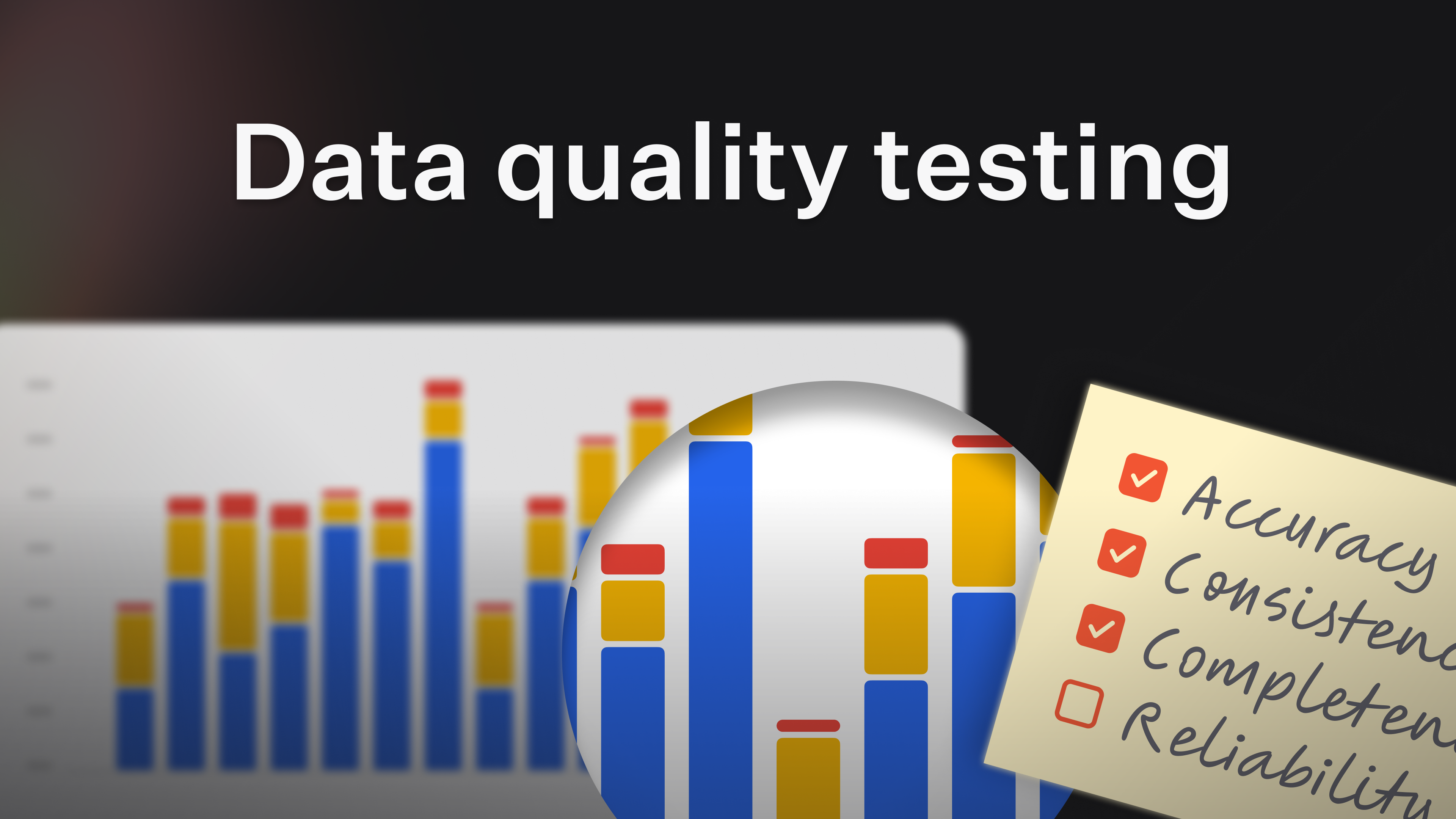 Data quality testing