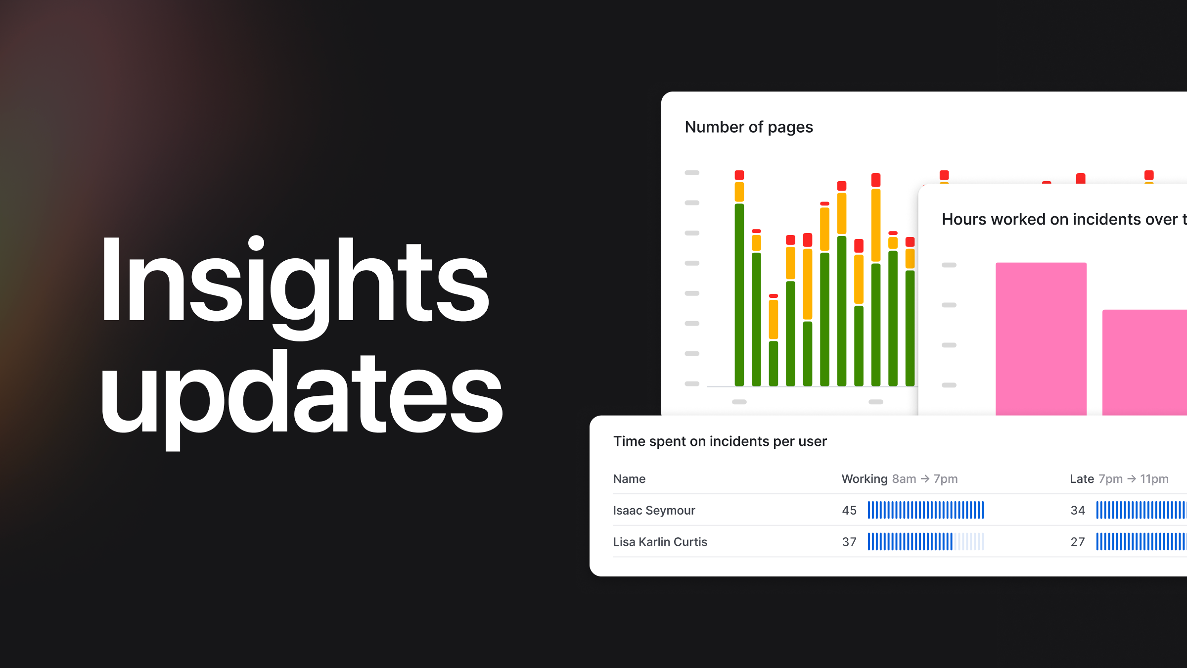 Insights updates: Enhanced analytics and reporting features