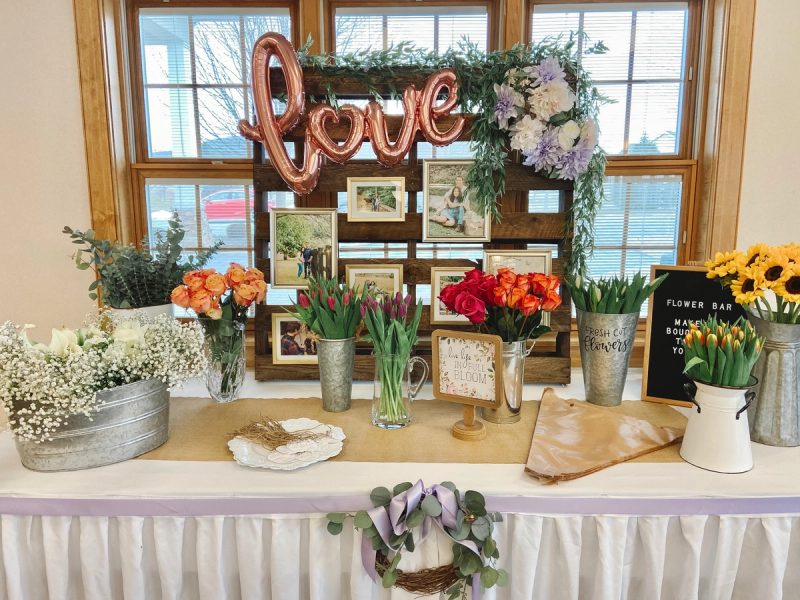 Flower Bar: the perfect favor