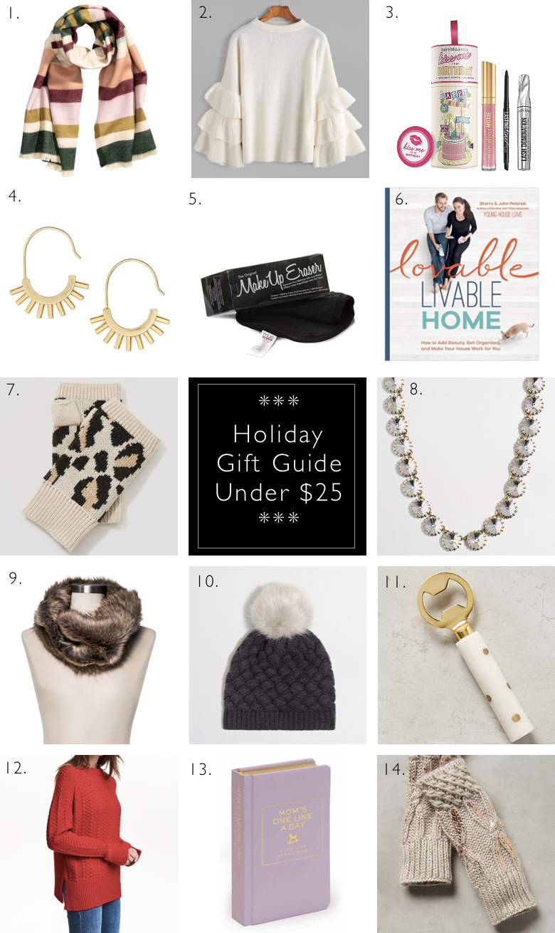 Holiday Gift Guide: Under $25