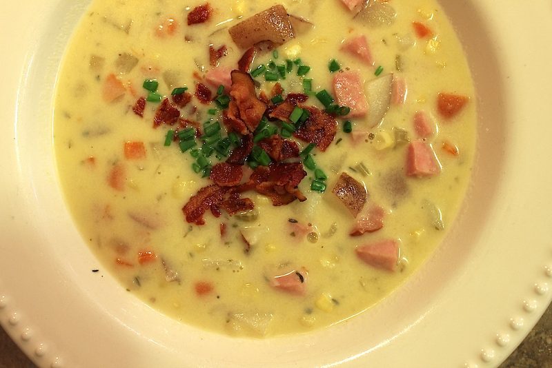 Ham, Potato and Corn Chowder