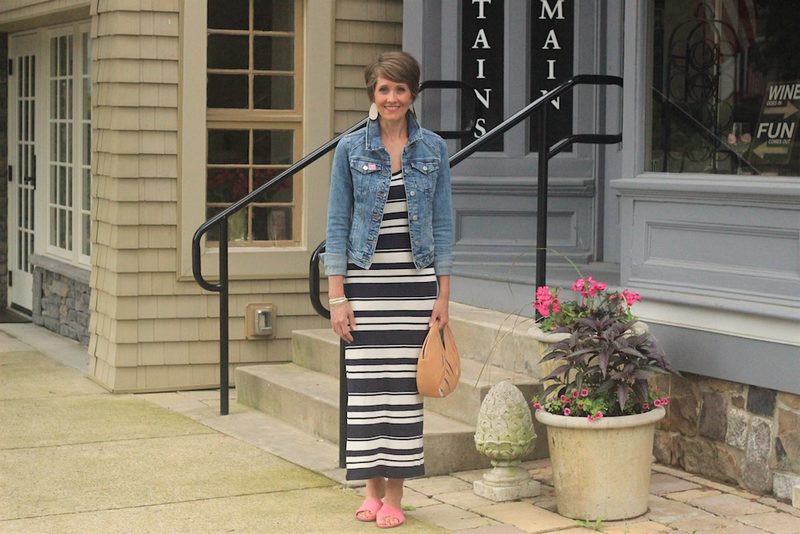Striped Maxi