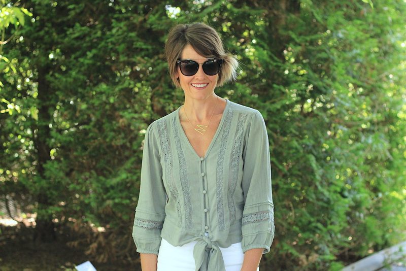 Tie-Front Top