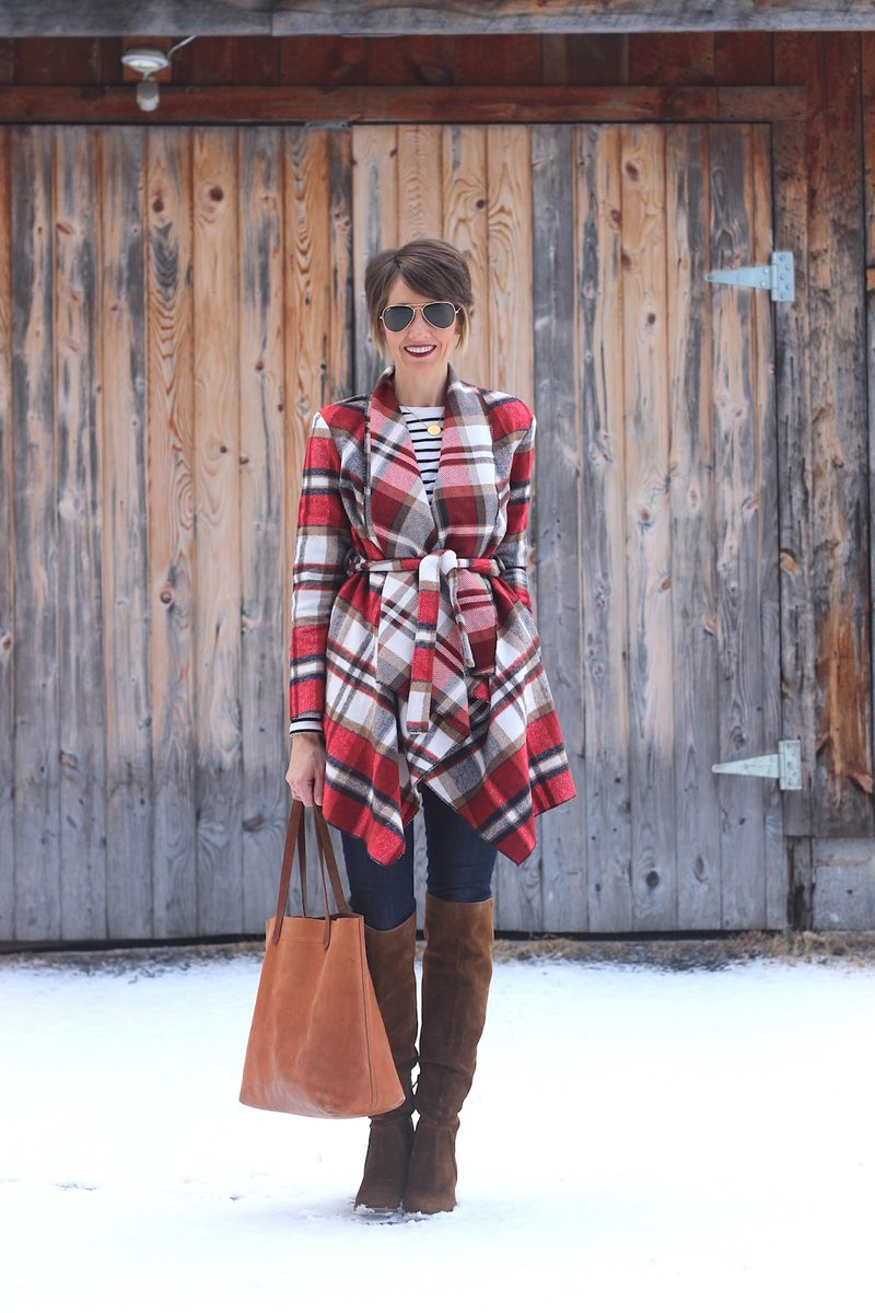 Plaid Over Stripes