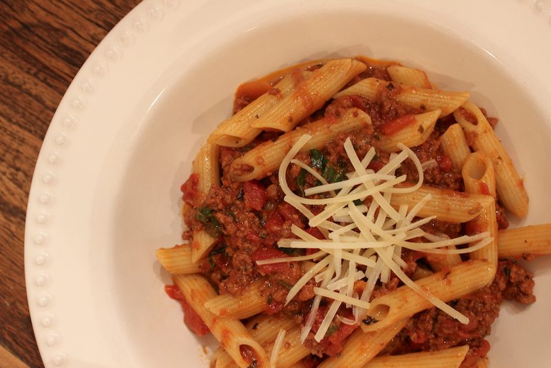 Crockpot Beef & Cheese Pasta