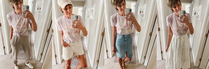 Four Ways to Style a Graphic Tee