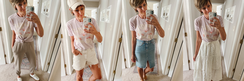 Four Ways to Style a Graphic Tee