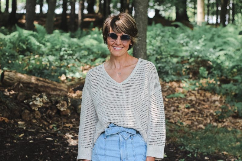 Madewell Summer Sweater + Shorts
