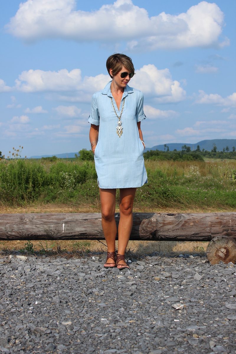 Chambray Shift