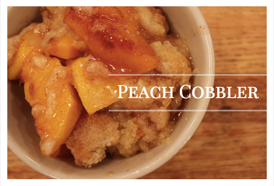 Peach Cobbler