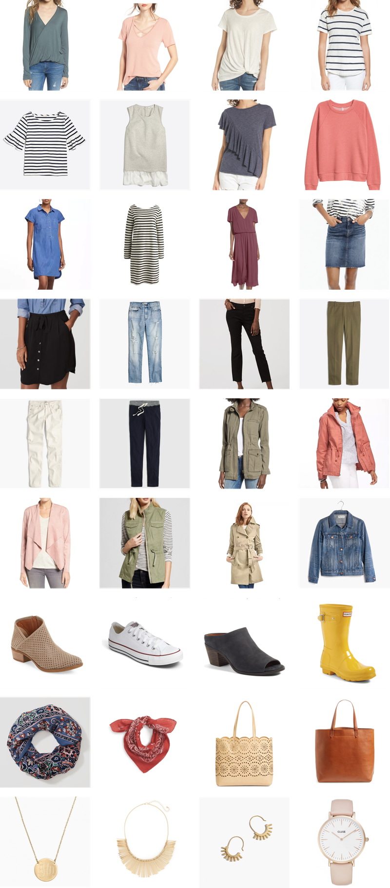 Spring Wardrobe Capsule 2017